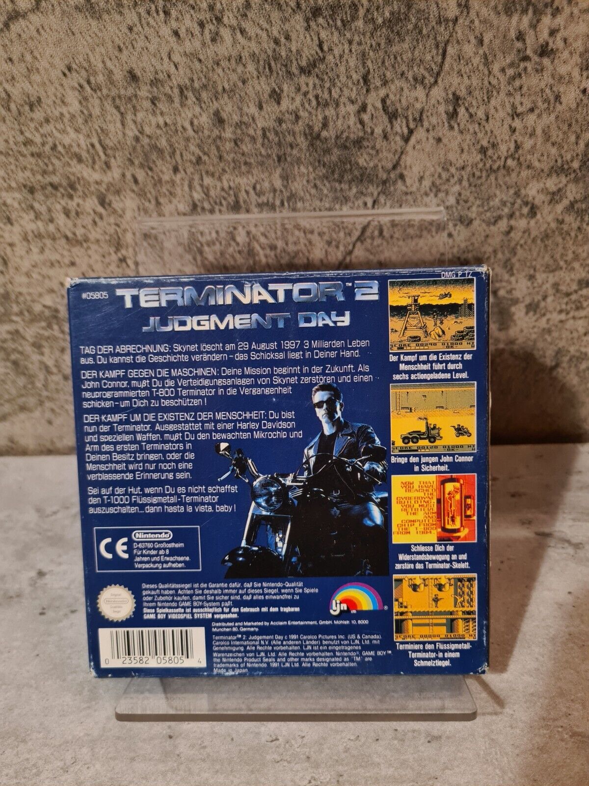 Nintendo Gameboy T2 Terminator 2 Judgment Day mit OVP und Anleitung NOE - T-Retro-Games