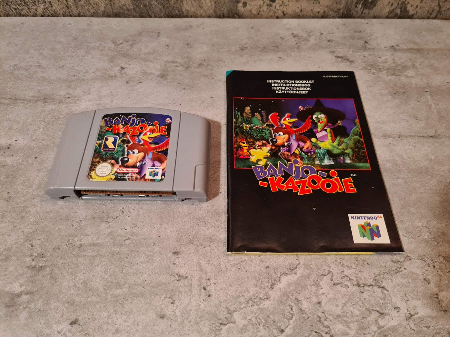 N64 Nintendo 64 Banjo Kazooie mit OVP und Anleitung NUKV