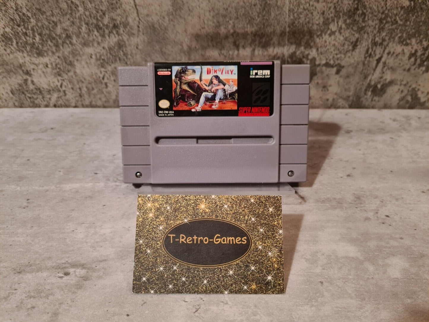 SNES Super Nintendo Dino City NTSC USA Modul - T-Retro-Games