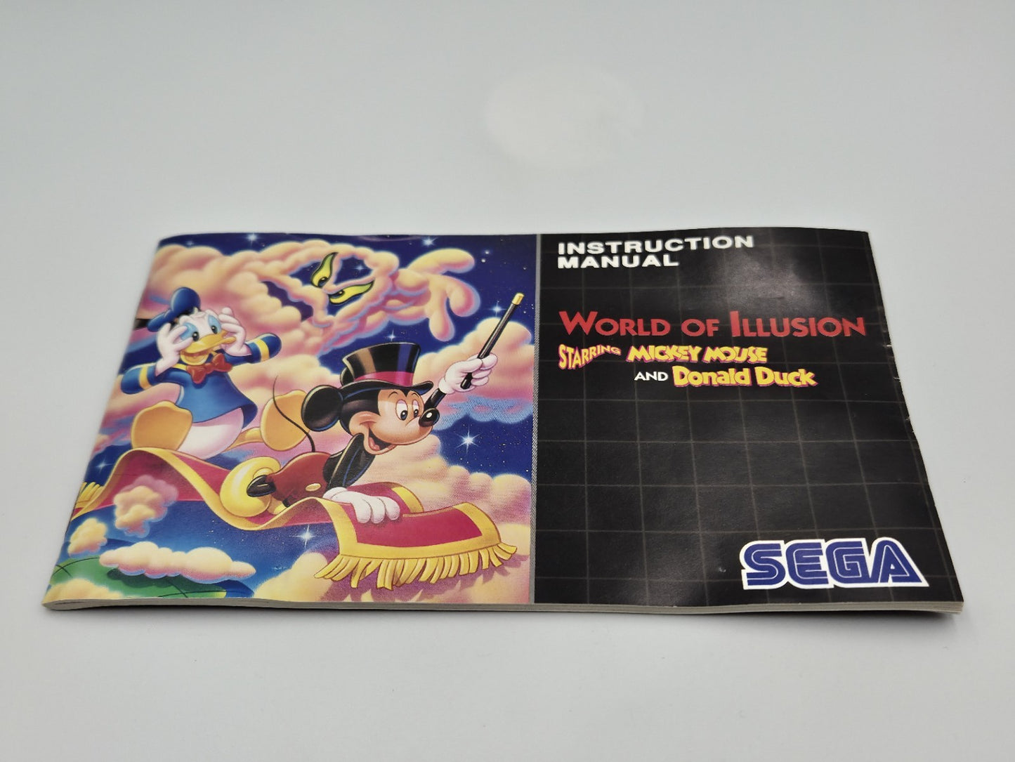 Sega Mega Drive Spiel World of Illusion mit OVP und Anleitung Multilingual