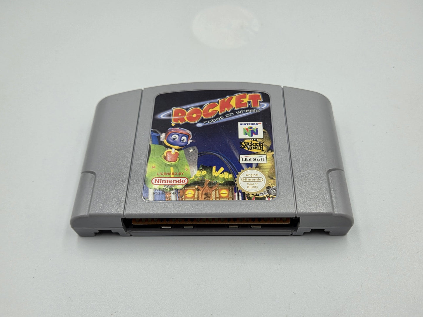 N64 Nintendo 64 Rocket Robot On Wheels mit OVP und Anleitung EUR