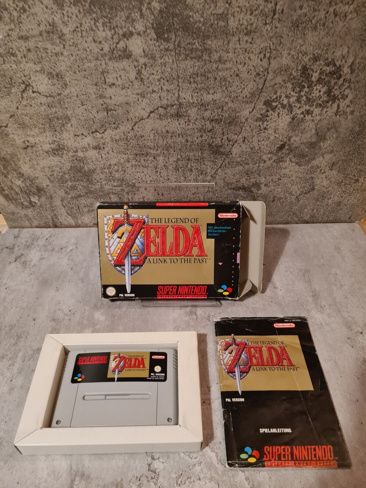 Super Nintendo The Legend of Zelda A Link to the Past mit OVP + Anleitung NOE