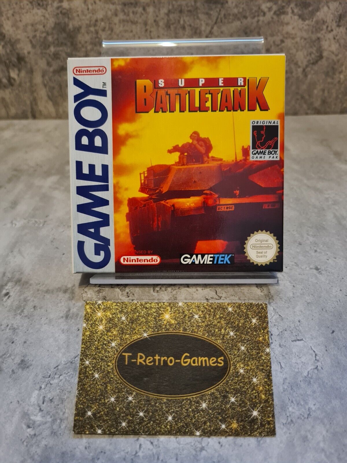 Game Boy Classic Spiel Super Battletank EUR New Old Stock Unbenutzt