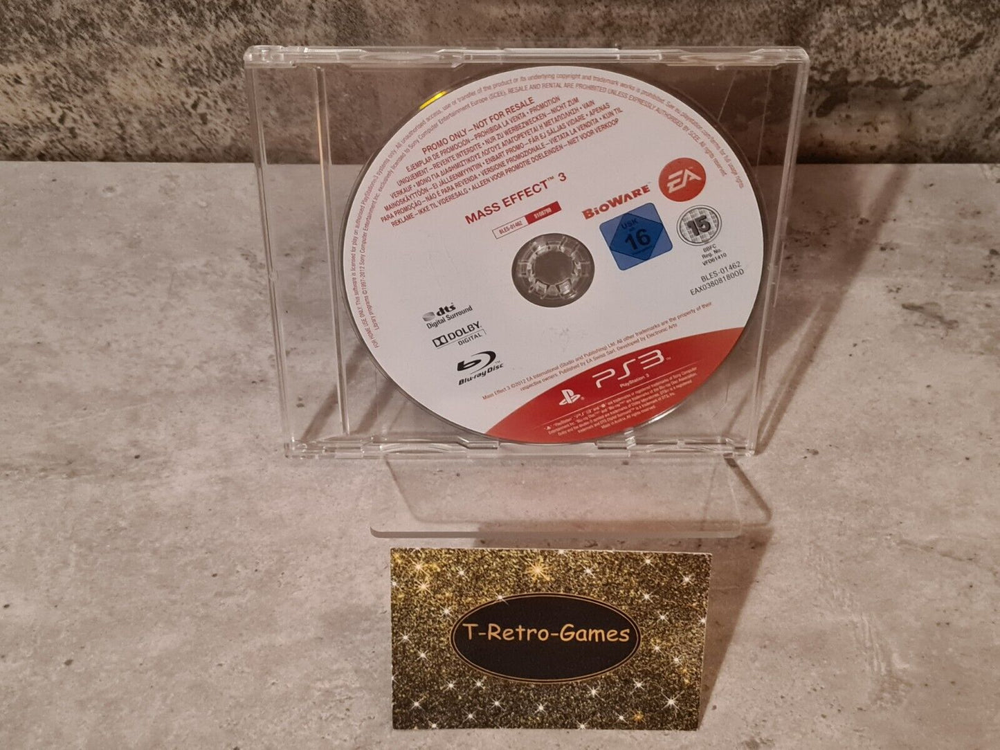 PS3 Playstation 3 Mass Effect 3 Promo-CD NOT FOR RESALE - T-Retro-Games