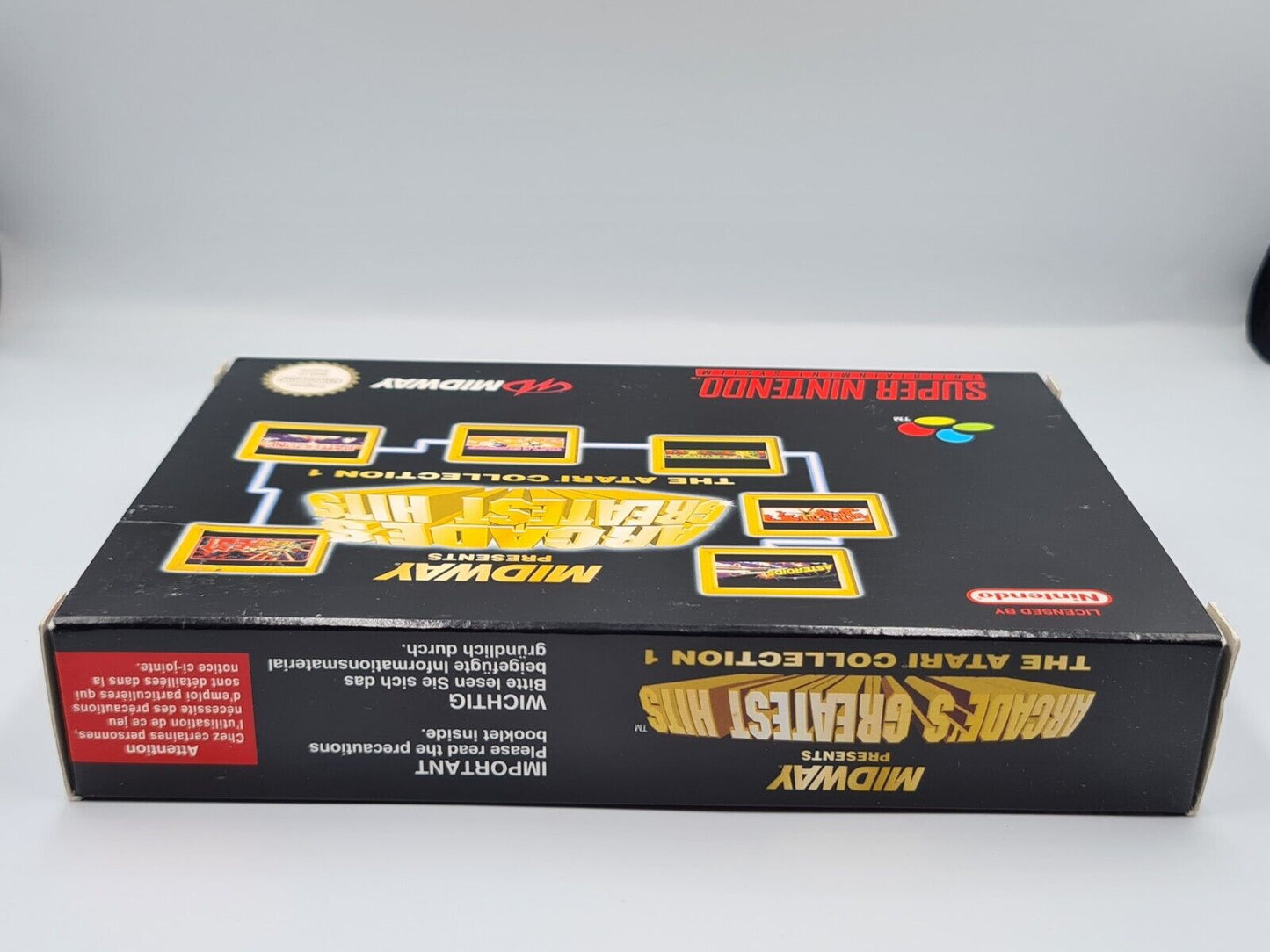 SNES Super Nintendo Arcade's Greatest Hits mit OVP und Anleitung EUR - T-Retro-Games
