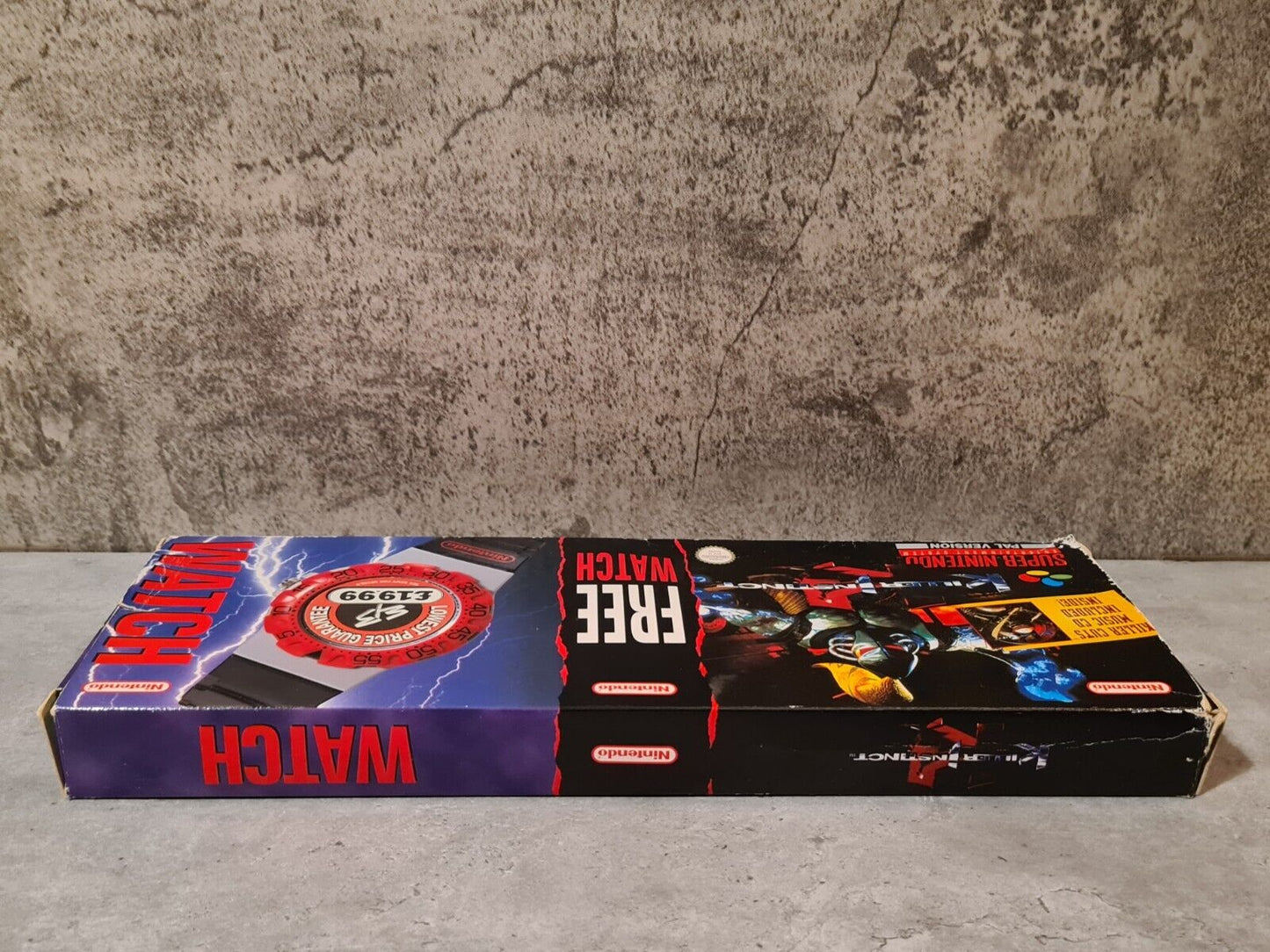 SNES Super Nintendo Killer Instinct Free Watch Big Box OVP mit Anleitung UKV - T-Retro-Games