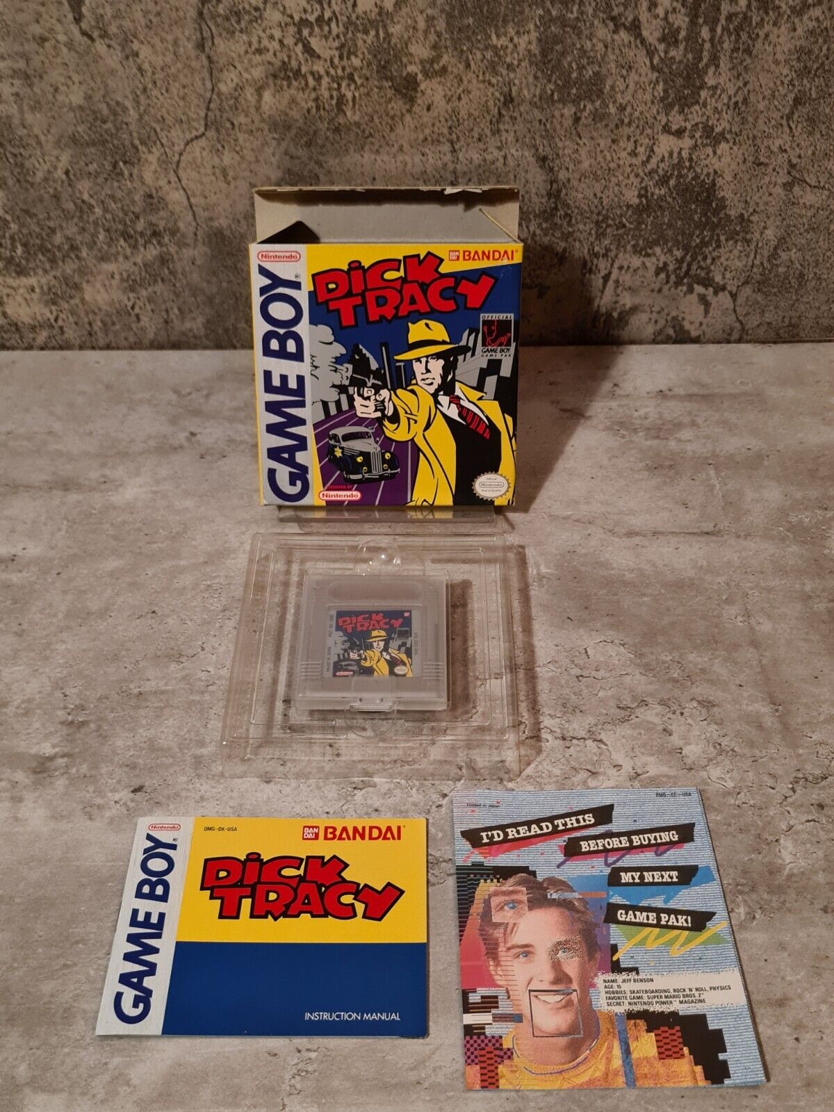 Nintendo Game Boy Classic Dick Tracy mit OVP und Anleitung USA - T-Retro-Games