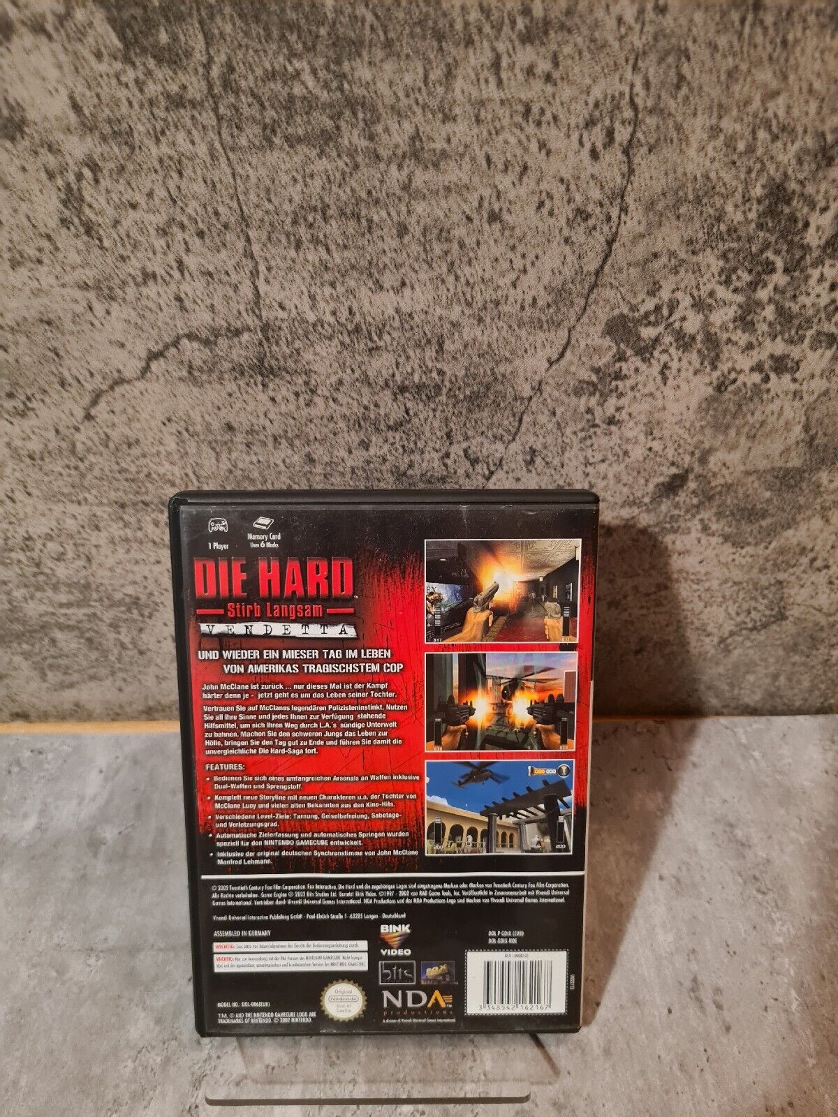 Nintendo GameCube Die Hard Stirb Langsam Vendetta mit OVP NOE - T-Retro-Games
