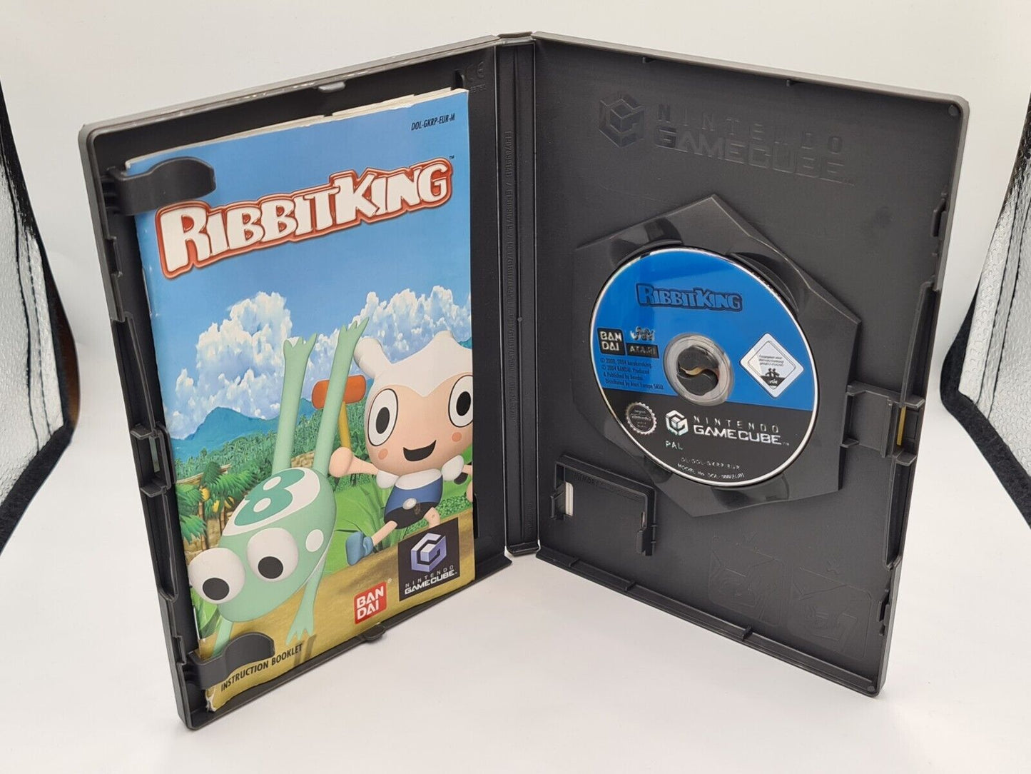 Nintendo GameCube Ribbit King mit OVP und Anleitung EUR - T-Retro-Games