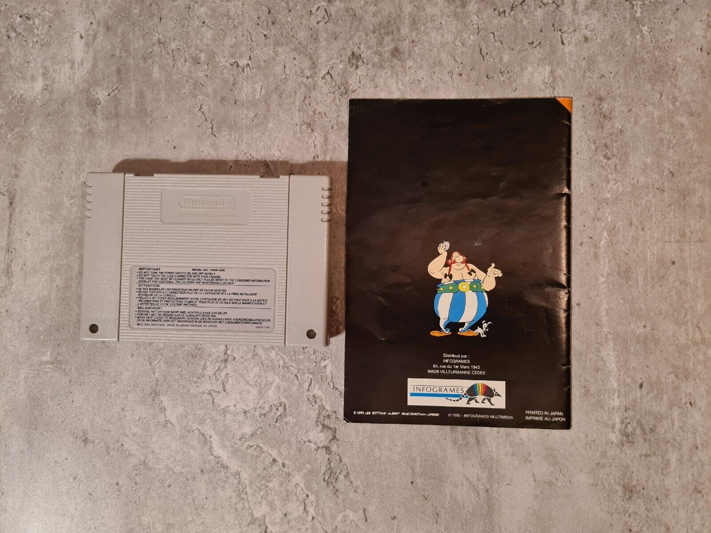 SNES Super Nintendo Asterix & Obelix mit OVP und Anleitung FAH - T-Retro-Games