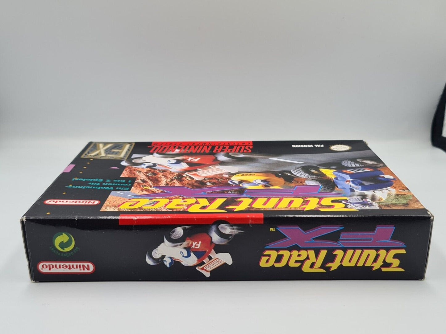 SNES Super Nintendo Stunt Race FX mit OVP und Anleitung NOE - T-Retro-Games