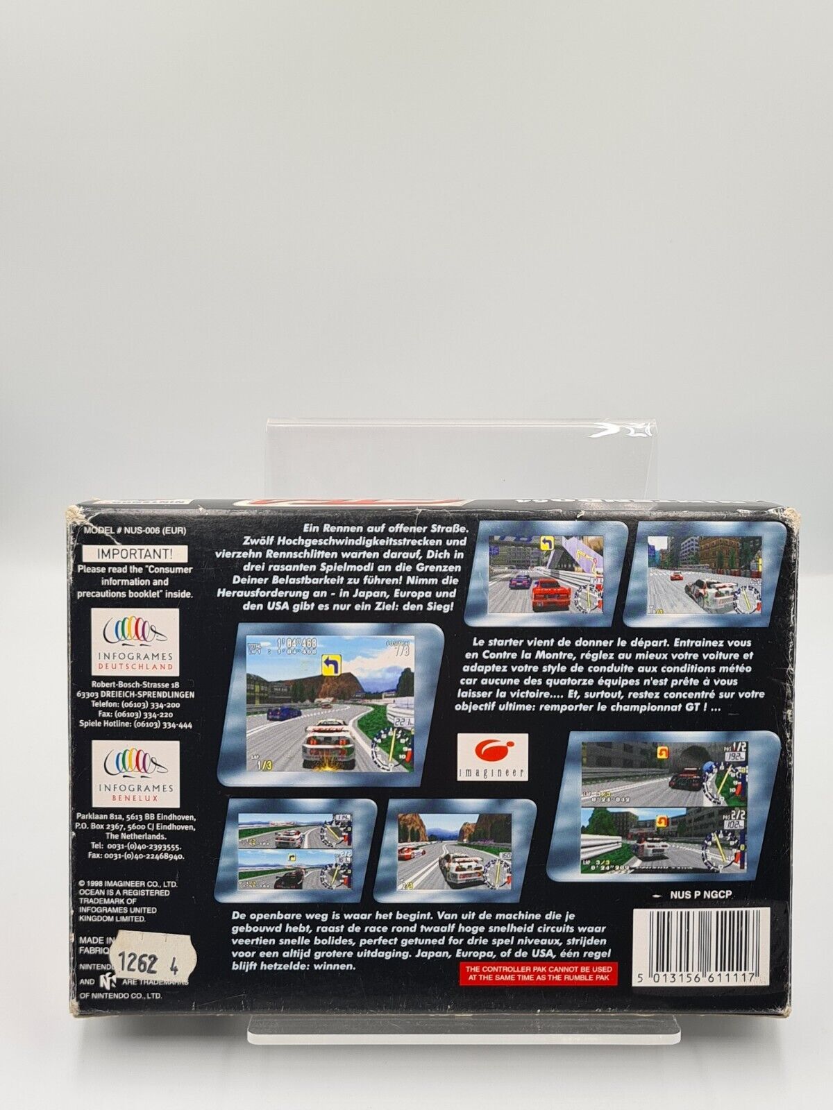 N64 Nintendo 64 GT64 Championship Edition mit OVP und Anleitung EUR - T-Retro-Games