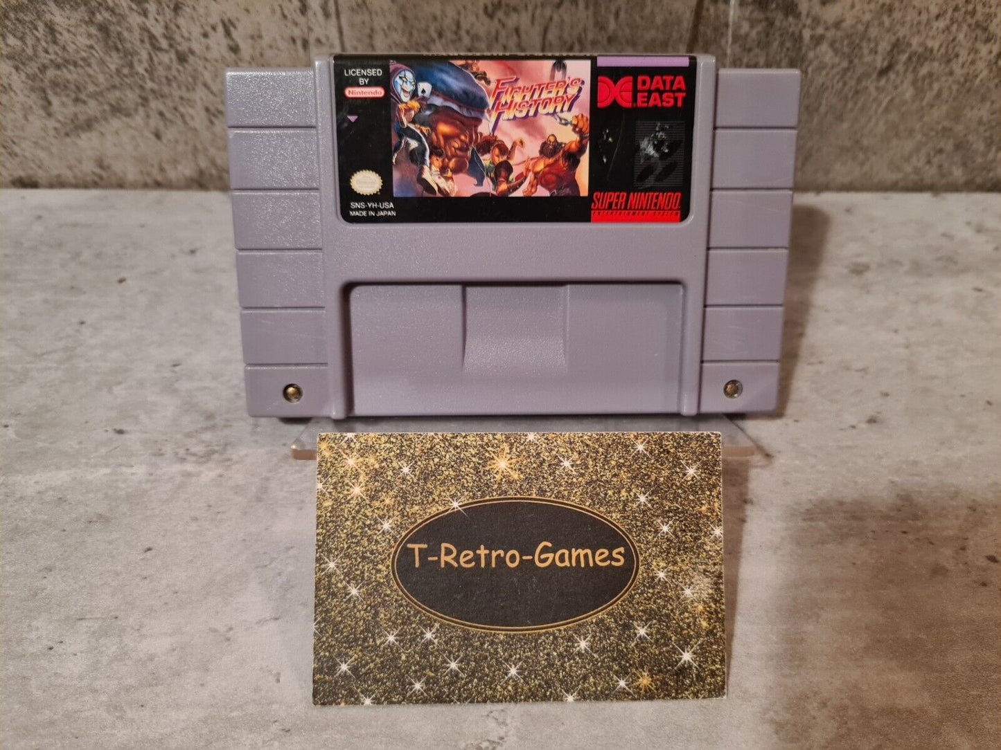 SNES Super Nintendo Fighter's History NTSC USA Modul - T-Retro-Games