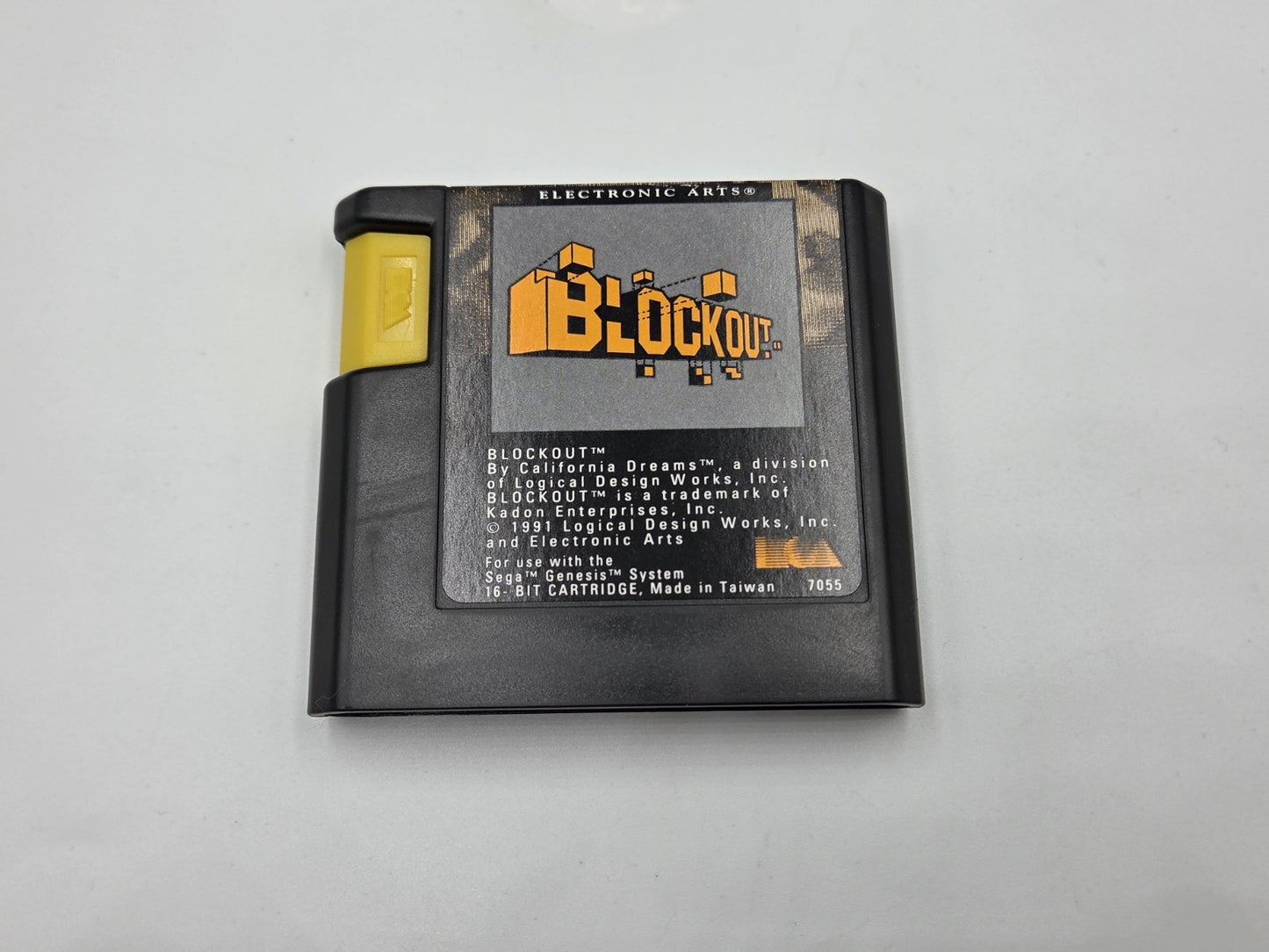 Sega Mega Drive Spiel Blockout mit OVP und Anleitung Multilingual