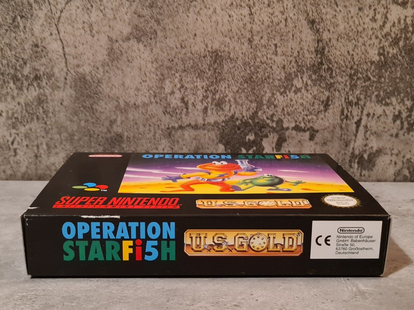 SNES Super Nintendo Operation Starfi5h mit OVP und Anleitung EUR - T-Retro-Games