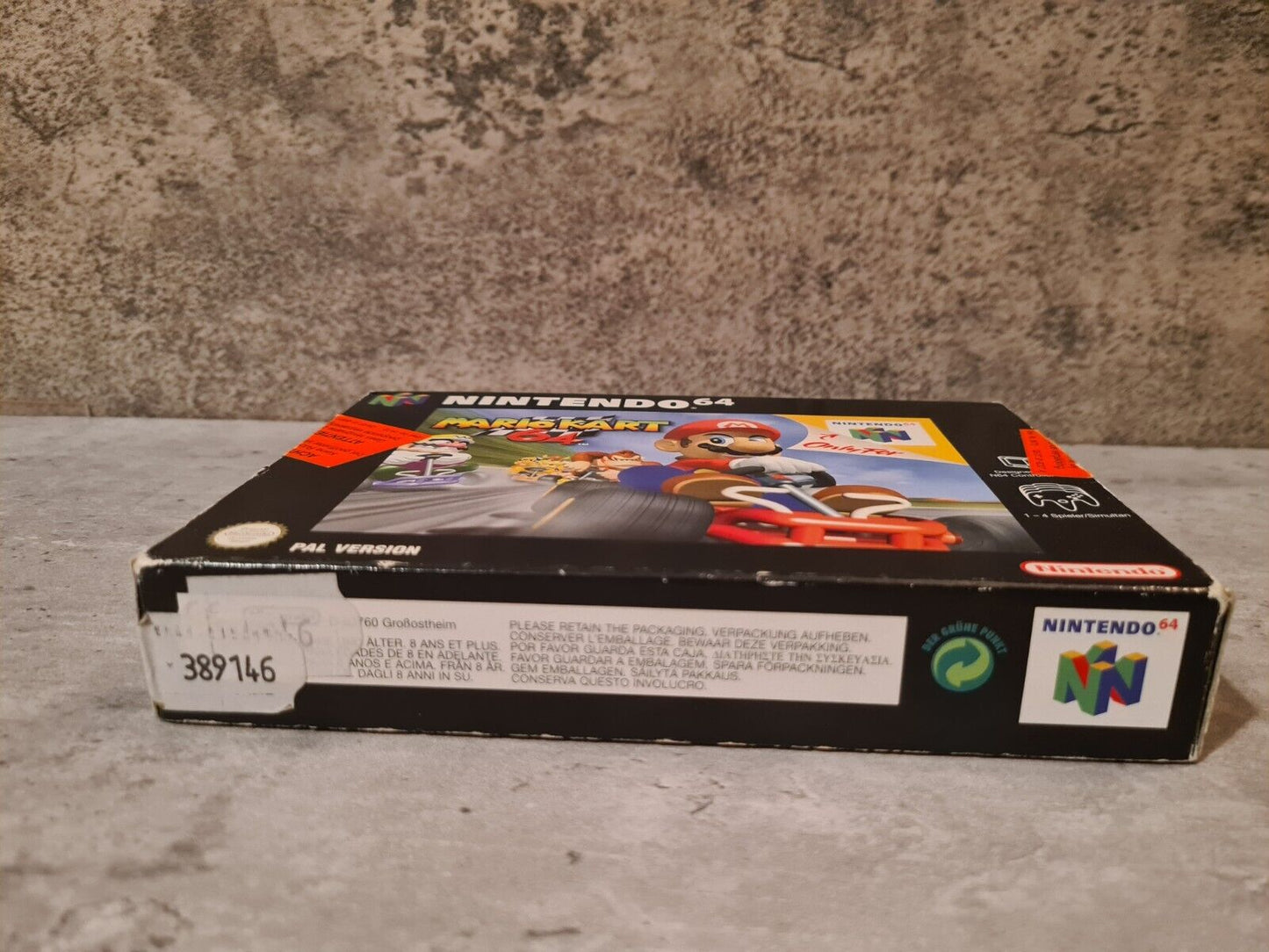 N64 Nintendo 64 Mario Kart 64 mit OVP und Anleitung NOE - T-Retro-Games