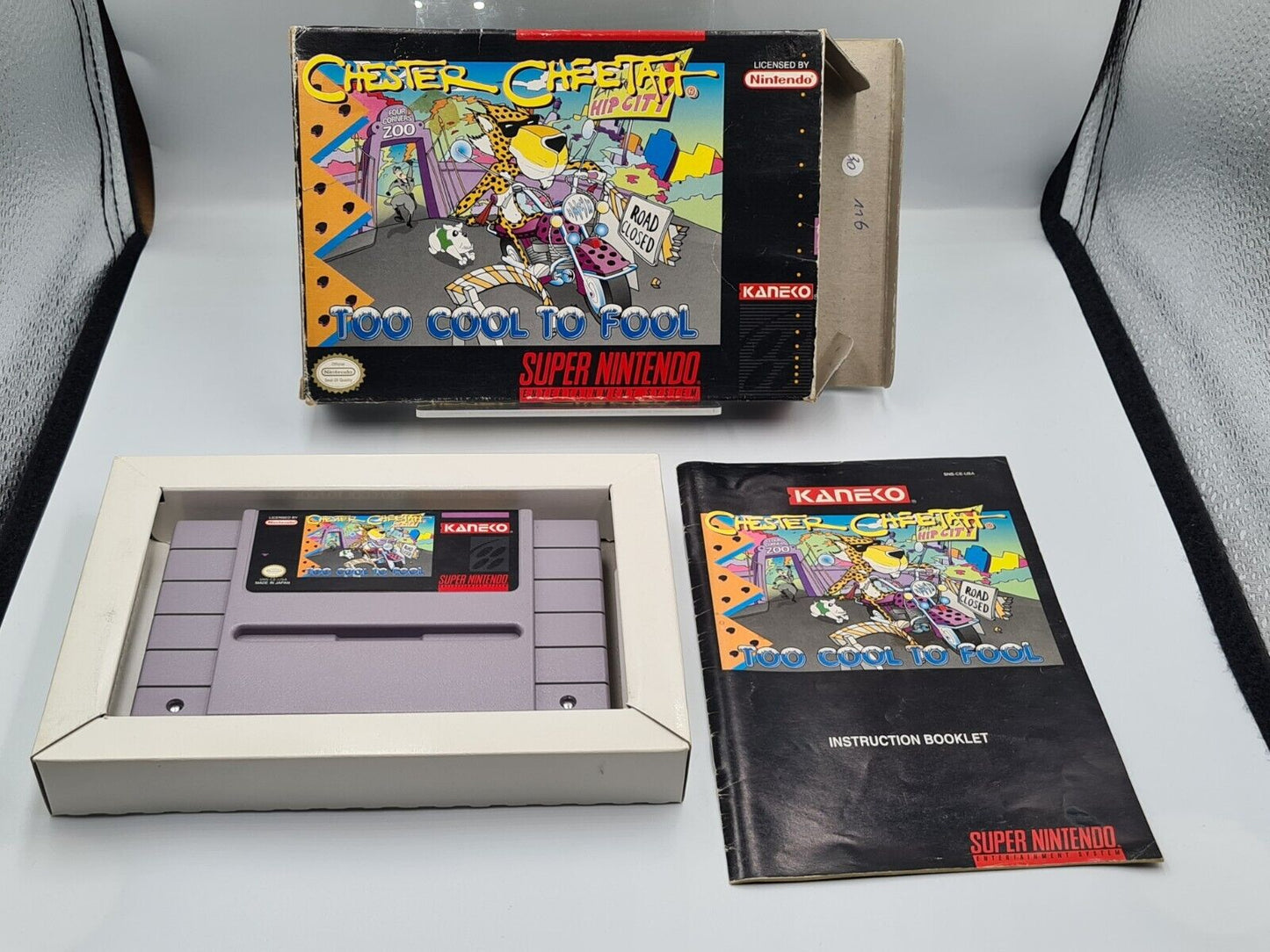 SNES Super Nintendo Chester Cheetah To Cool To Fool mit OVP +Anleitung NTSC USA - T-Retro-Games