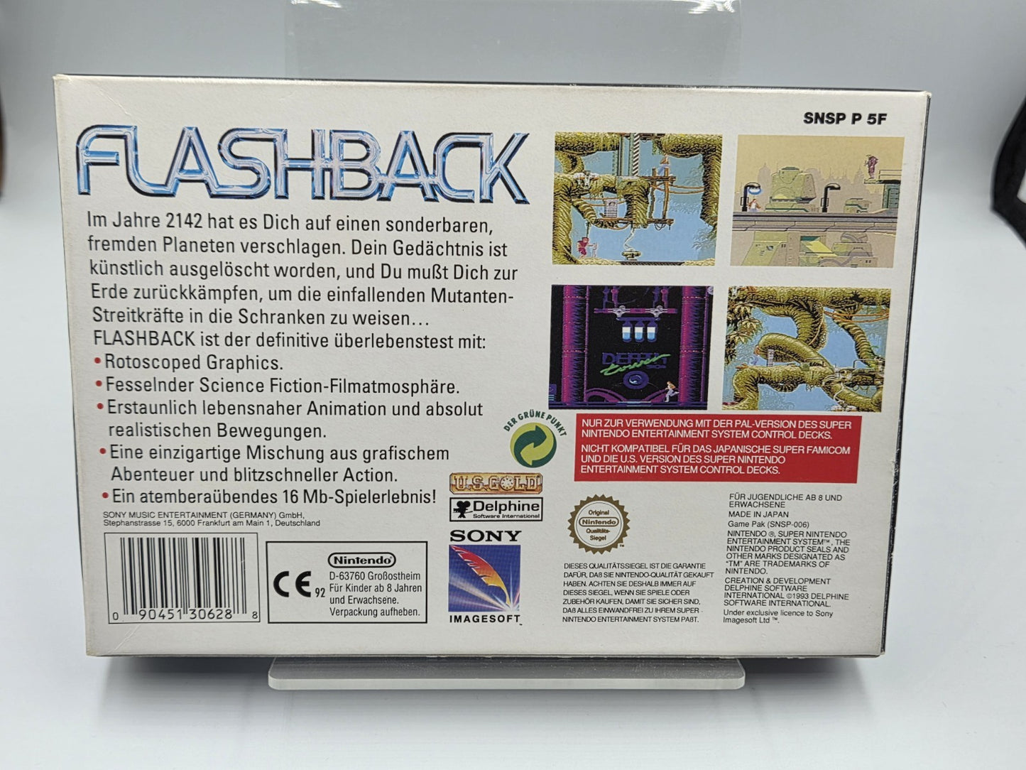 SNES Super Nintendo Flashback mit OVP und Anleitung NOE