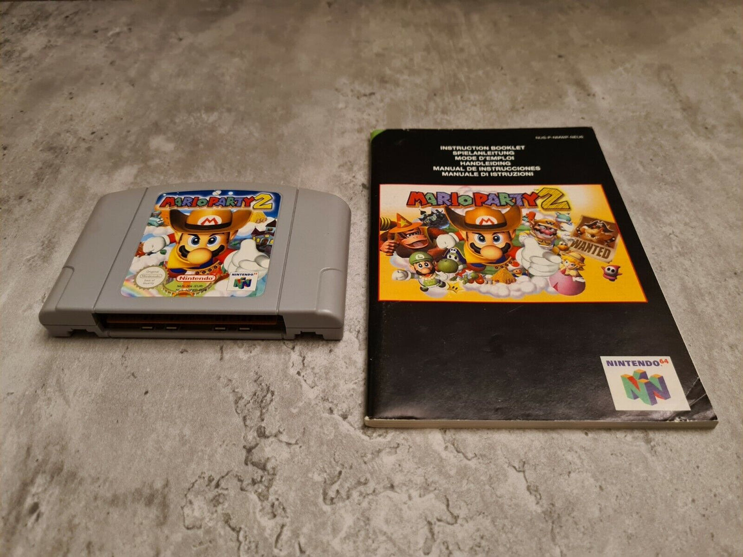 N64 Nintendo 64 Mario Party 2 mit OVP und Anleitung EUR - T-Retro-Games