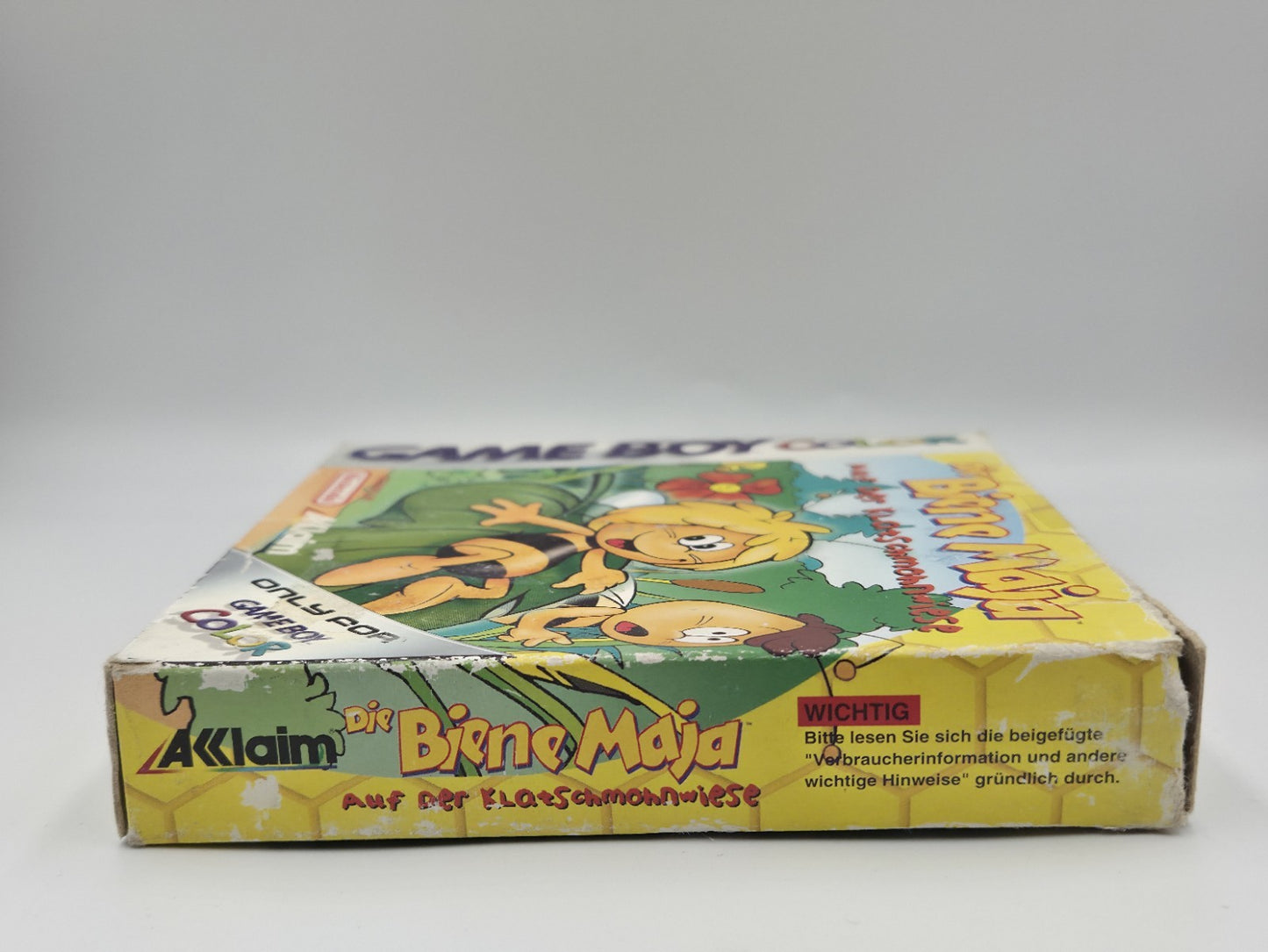 Game Boy Color Biene Maja auf der Klatschmohnwiese mit OVP und Anleitung NOE