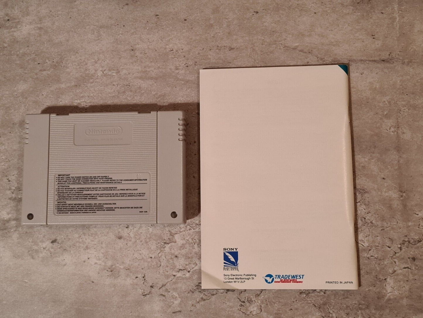 SNES Super Nintendo fun'n games mit OVP und Anleitung UKV - T-Retro-Games