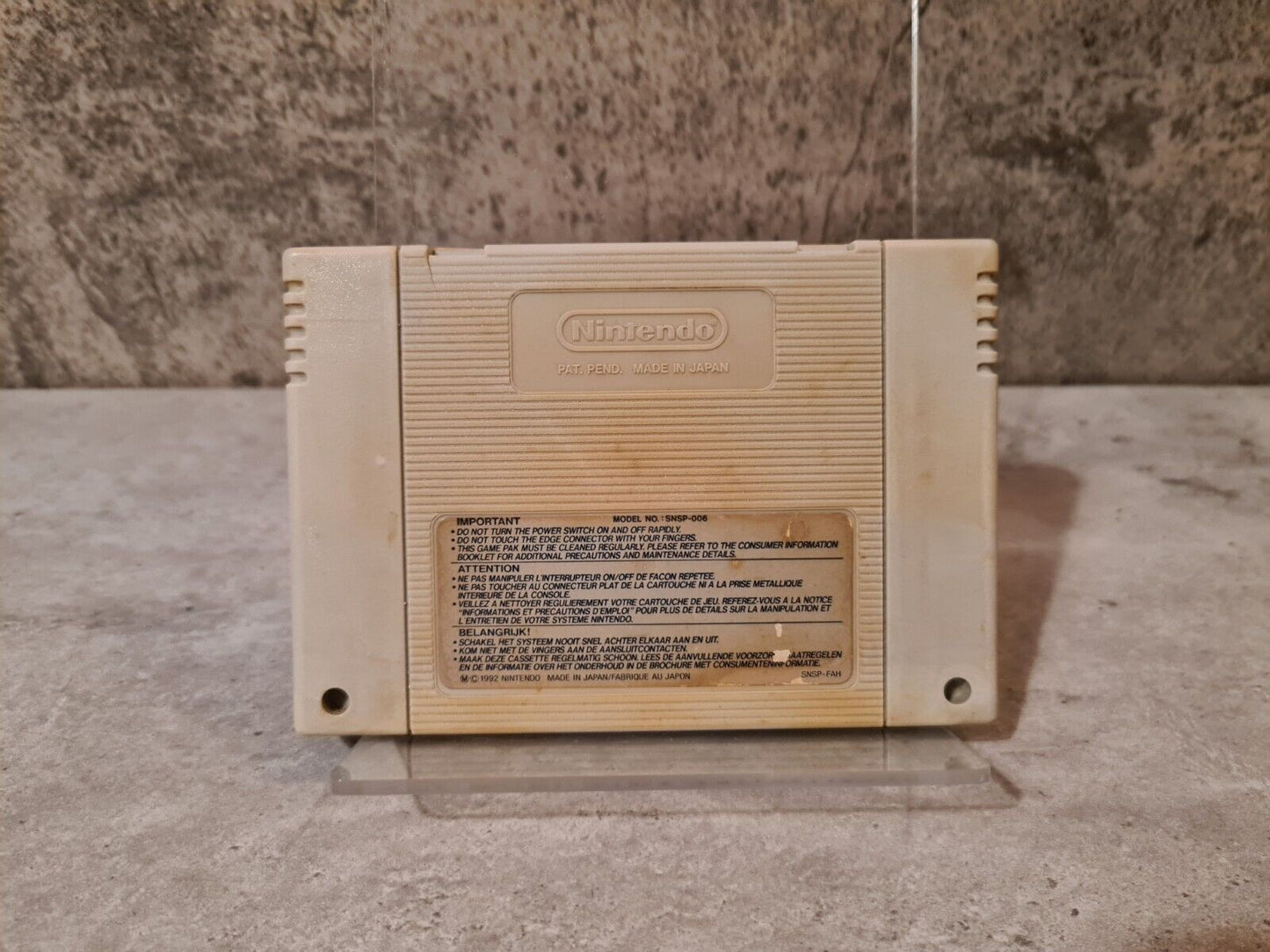 SNES Super Nintendo Les Schtroumpfs Modul FAH - T-Retro-Games