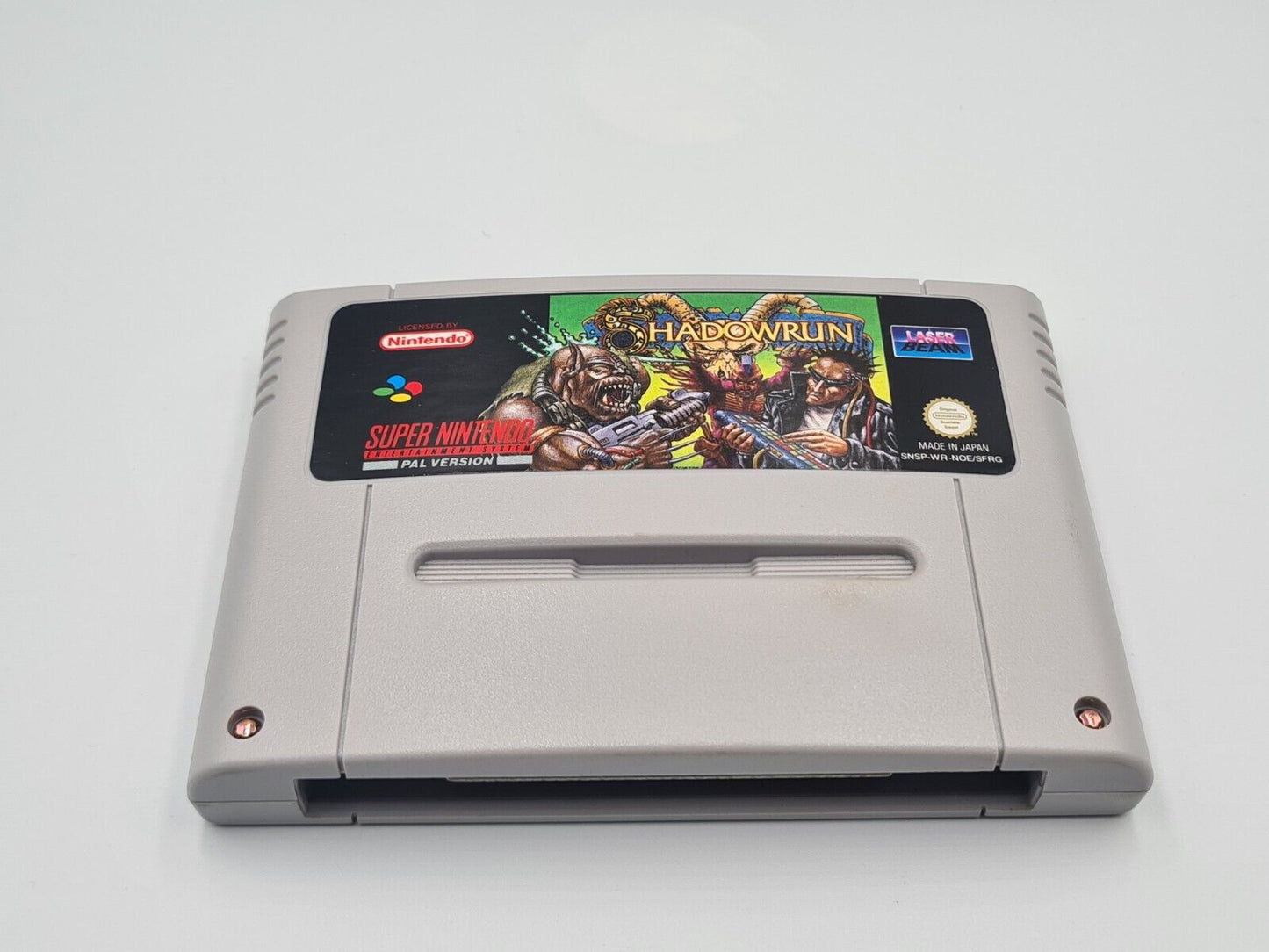 SNES Super Nintendo Shadowrun mit OVP und Anleitung NOE/SFRG - T-Retro-Games