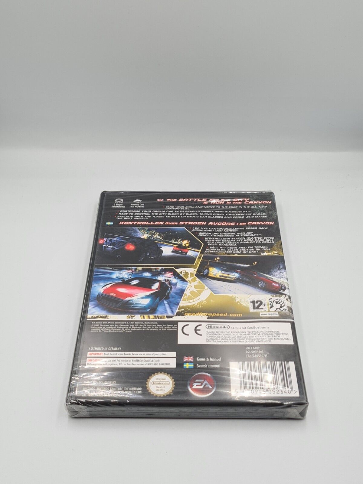 Nintendo GameCube Need for Speed Carbon SWE Sealed Neu NEW
