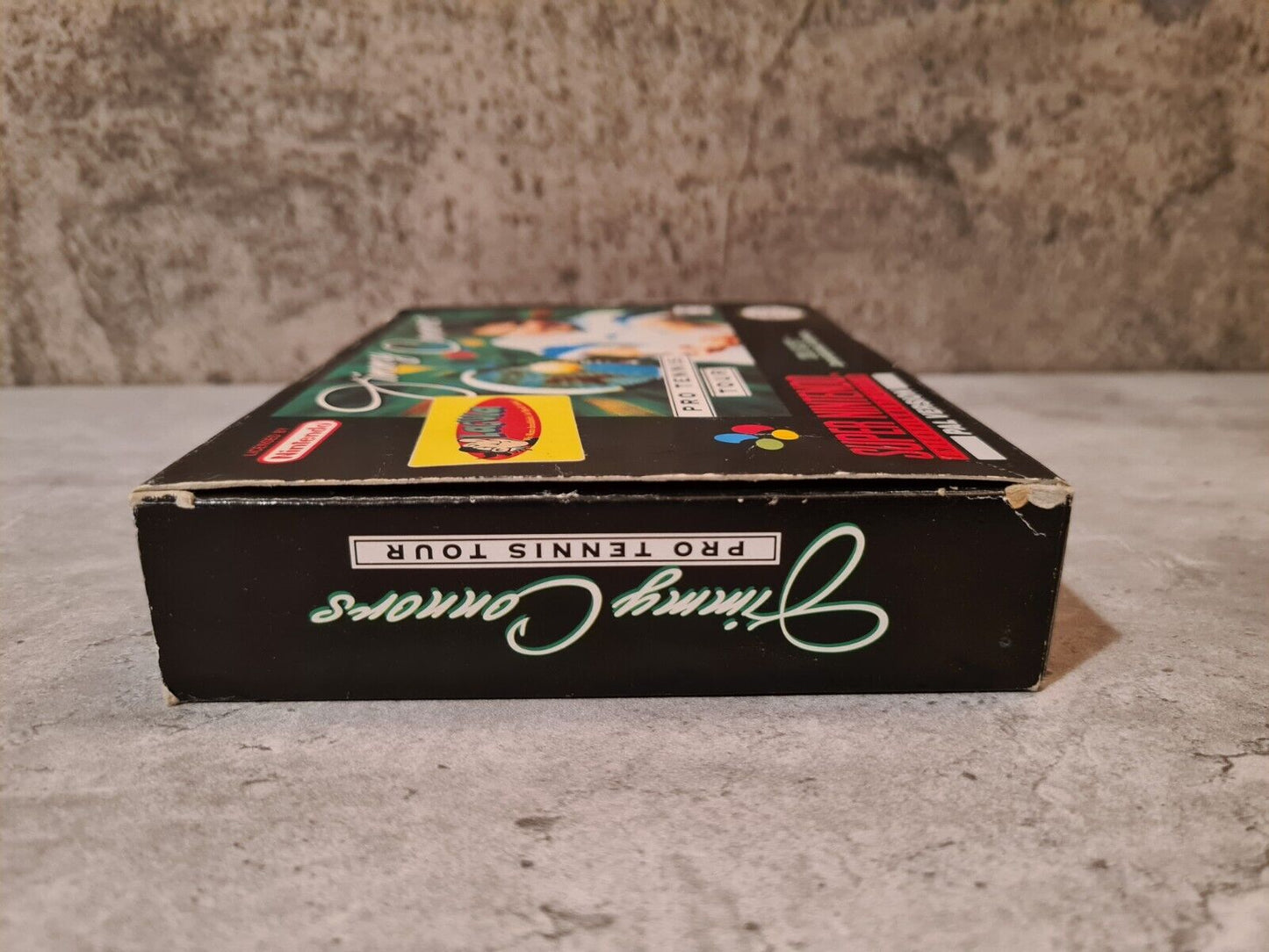 SNES Jimmy Connors Pro Tennis Tour mit OVP und Anleitung NOE - T-Retro-Games