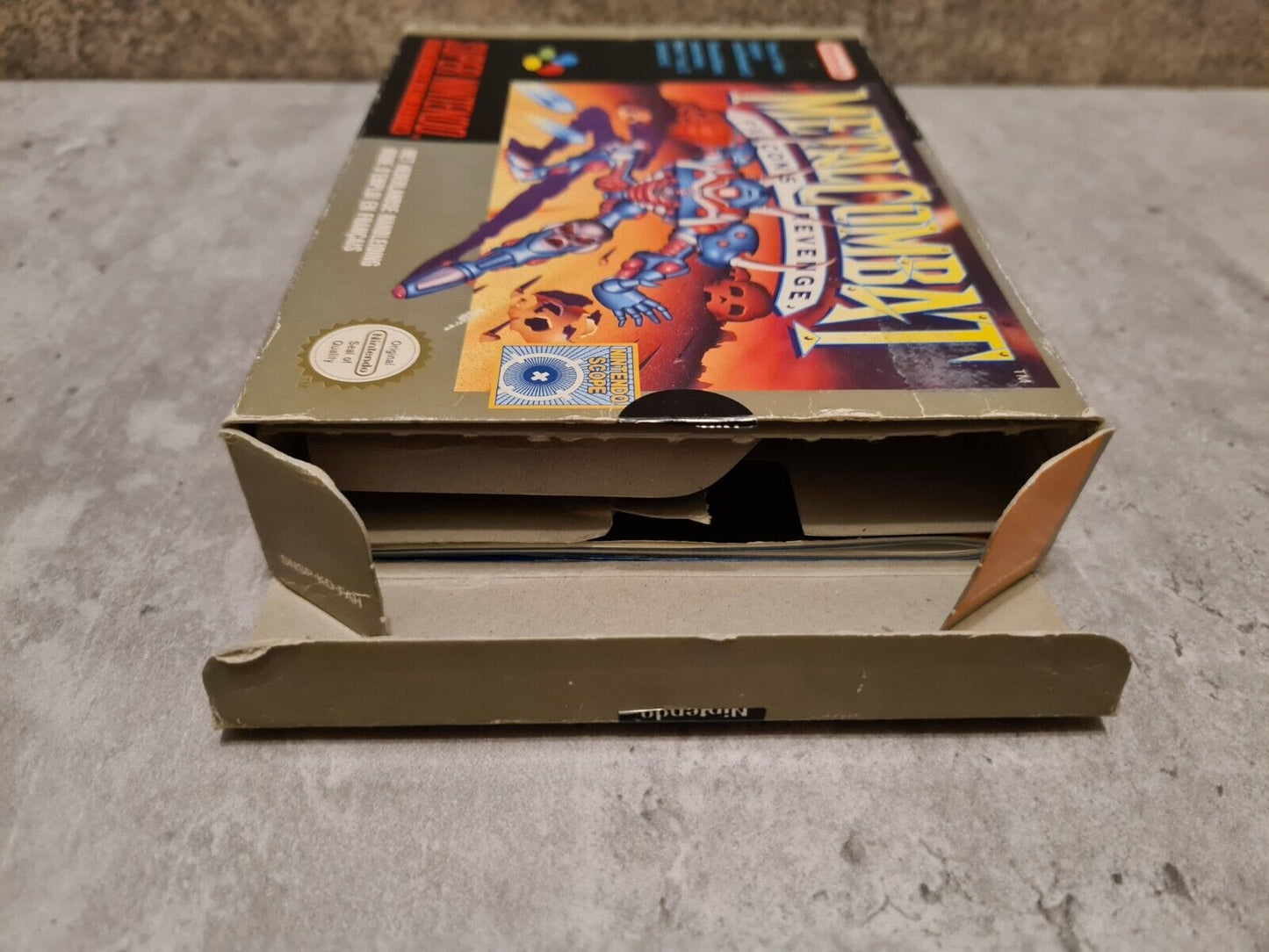 SNES Super Nintendo Metal Combat Falcon's Revenge mit OVP und Anleitung FAH - T-Retro-Games