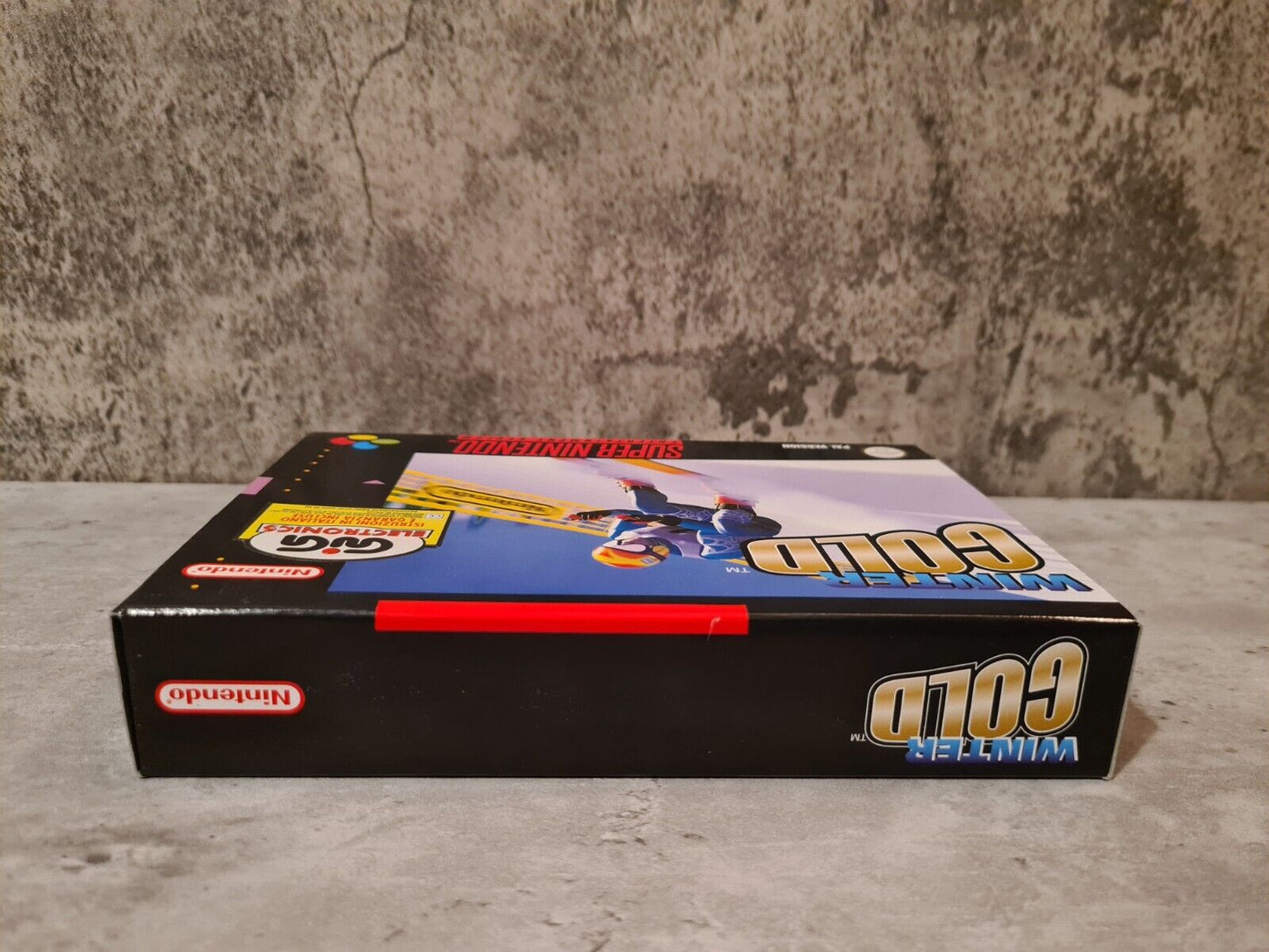 SNES Super Nintendo Winter Gold New Old Stock Neu unbenutzt - T-Retro-Games