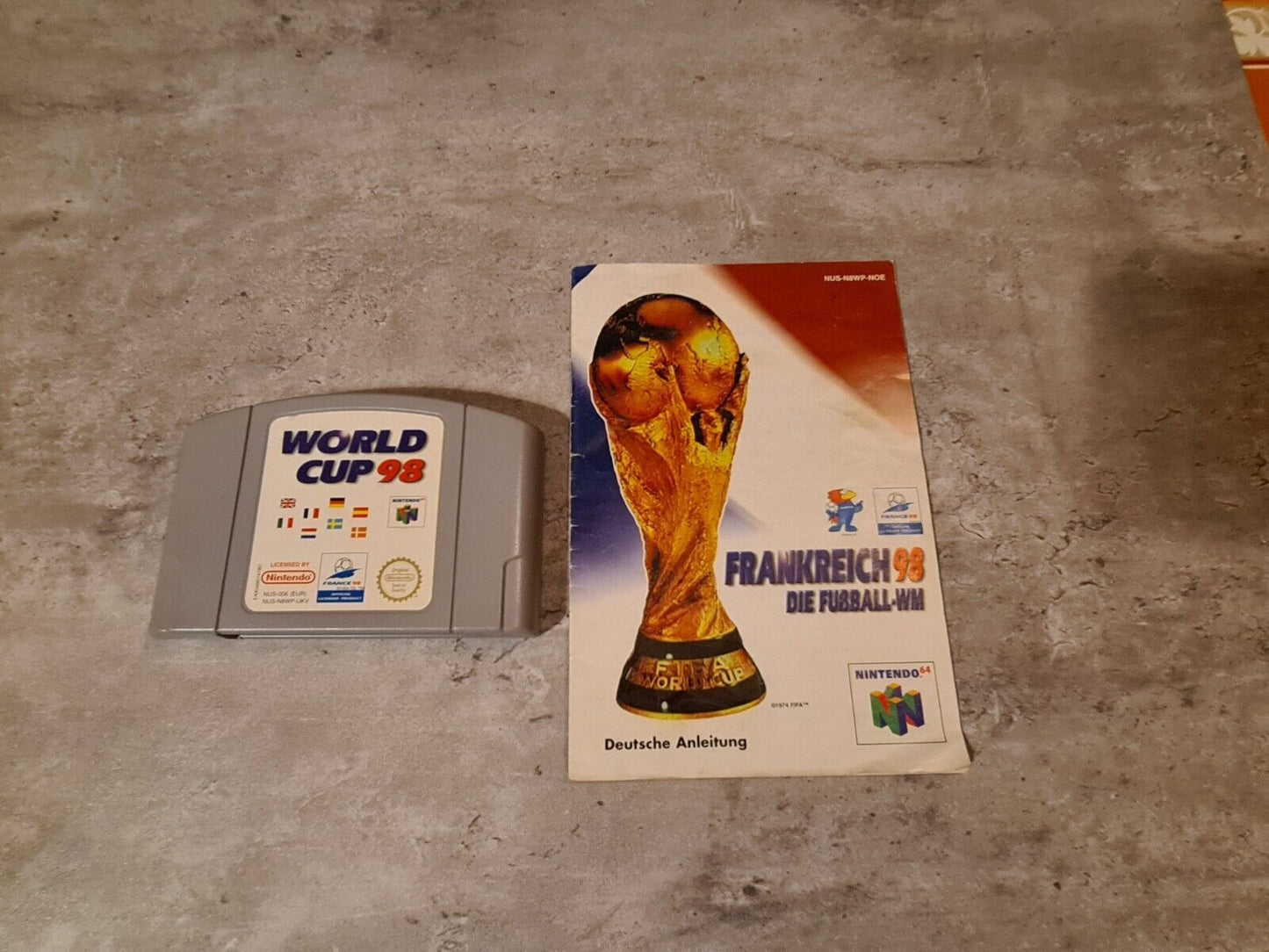 N64 Nintendo 64 Frankreich 98 Die Fußball-WM mit OVP und Anleitung NOE - T-Retro-Games