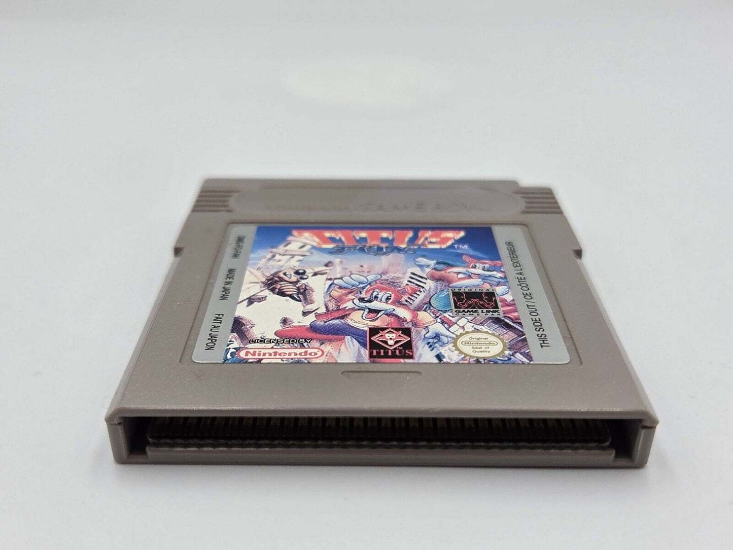 Nintendo Game Boy Classic Spiel Titus Fox Modul FAH - T-Retro-Games