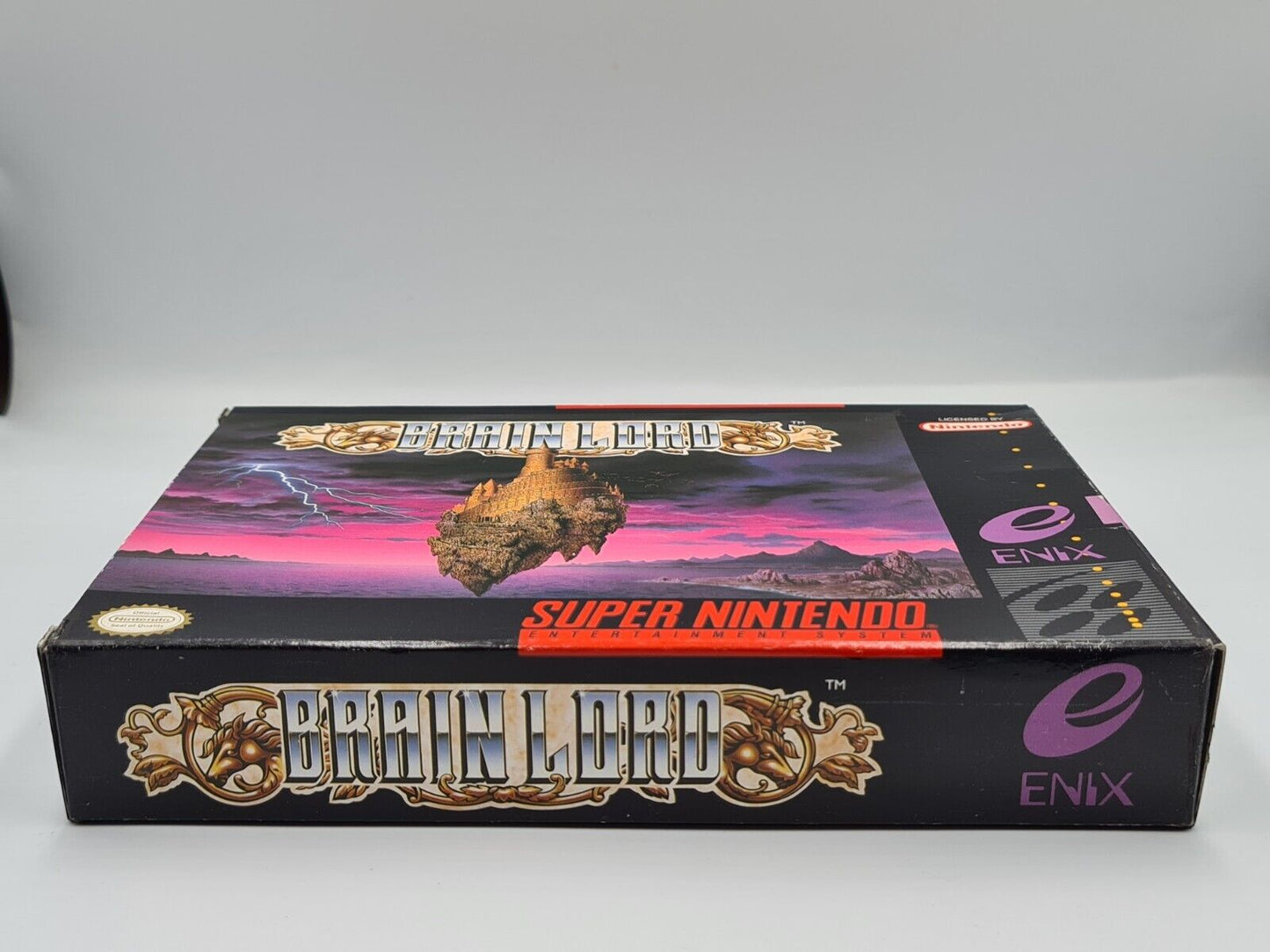 SNES Super Nintendo Brain Lord mit OVP und Anleitung NTSC-USA - T-Retro-Games