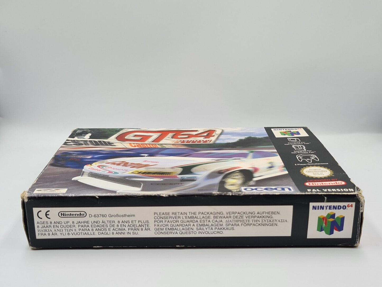 N64 Nintendo 64 GT64 Championship Edition mit OVP und Anleitung EUR - T-Retro-Games