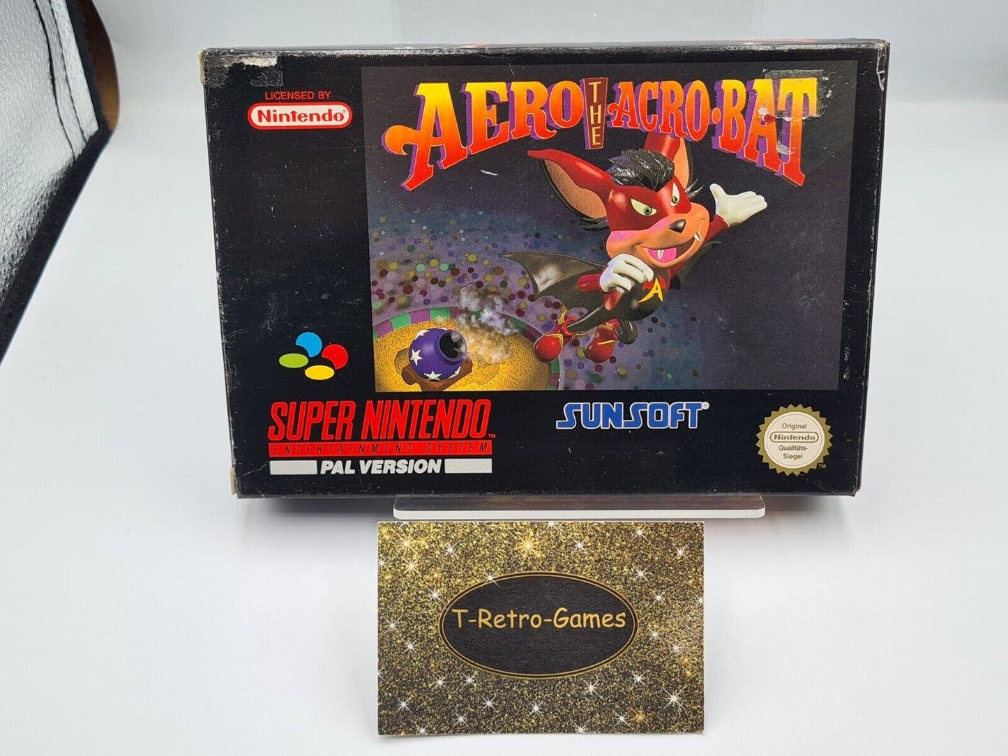 SNES Super Nintendo Aero The Acro-Bat mit OVP und Anleitung NOE - T-Retro-Games