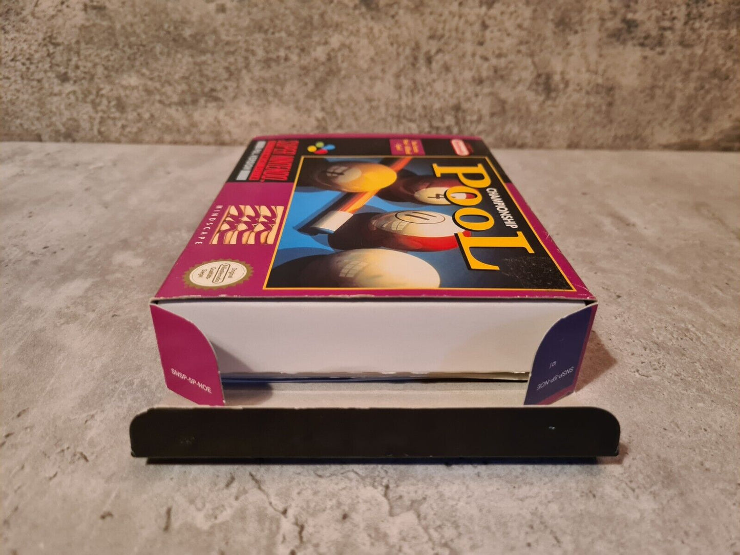 SNES Super Nintendo Championship Pool mit OVP und Anleitung + Poster NOE - T-Retro-Games