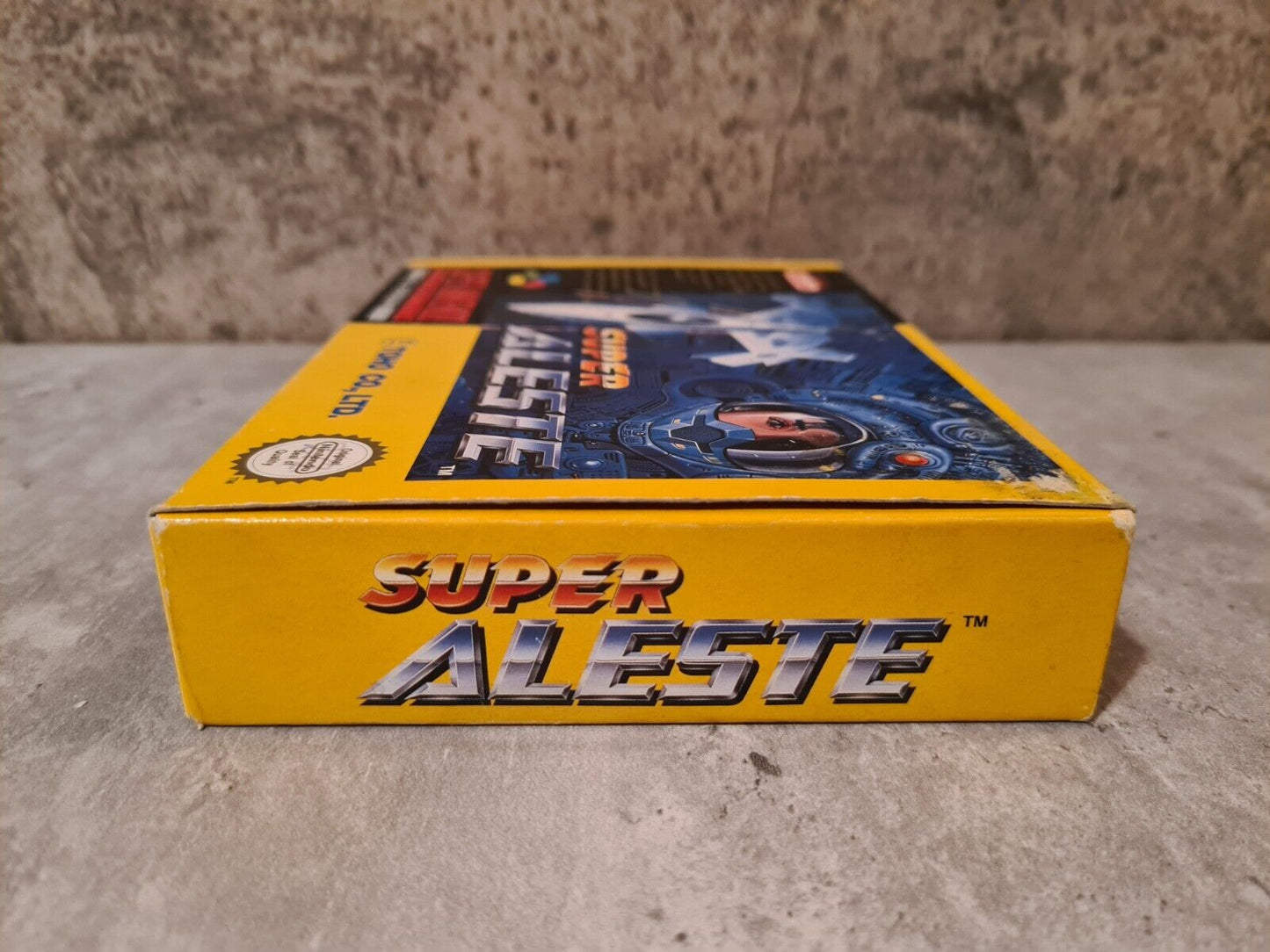 SNES Super Nintendo Super Aleste mit OVP und Anleitung FRG - T-Retro-Games