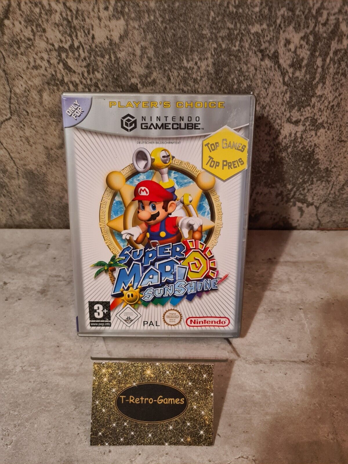 Nintendo GameCube Super Mario Sunshine mit OVP und Anleitung NOE - T-Retro-Games