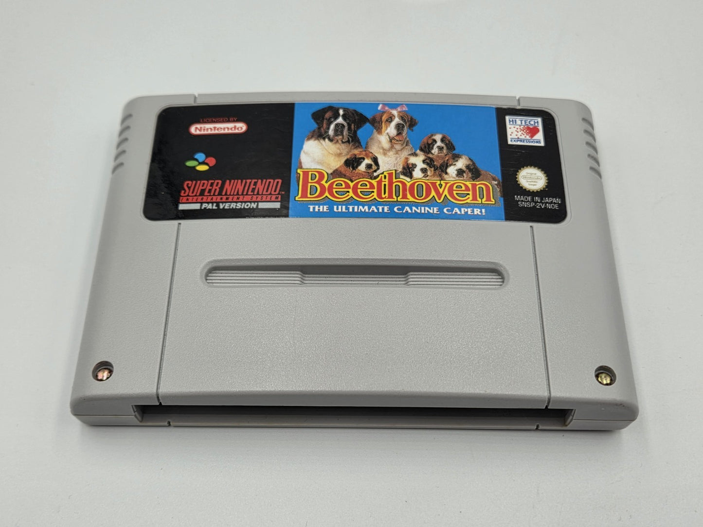 SNES Super Nintendo Beethoven The Ultimate Canine Caper! mit OVP + Anleitung NOE