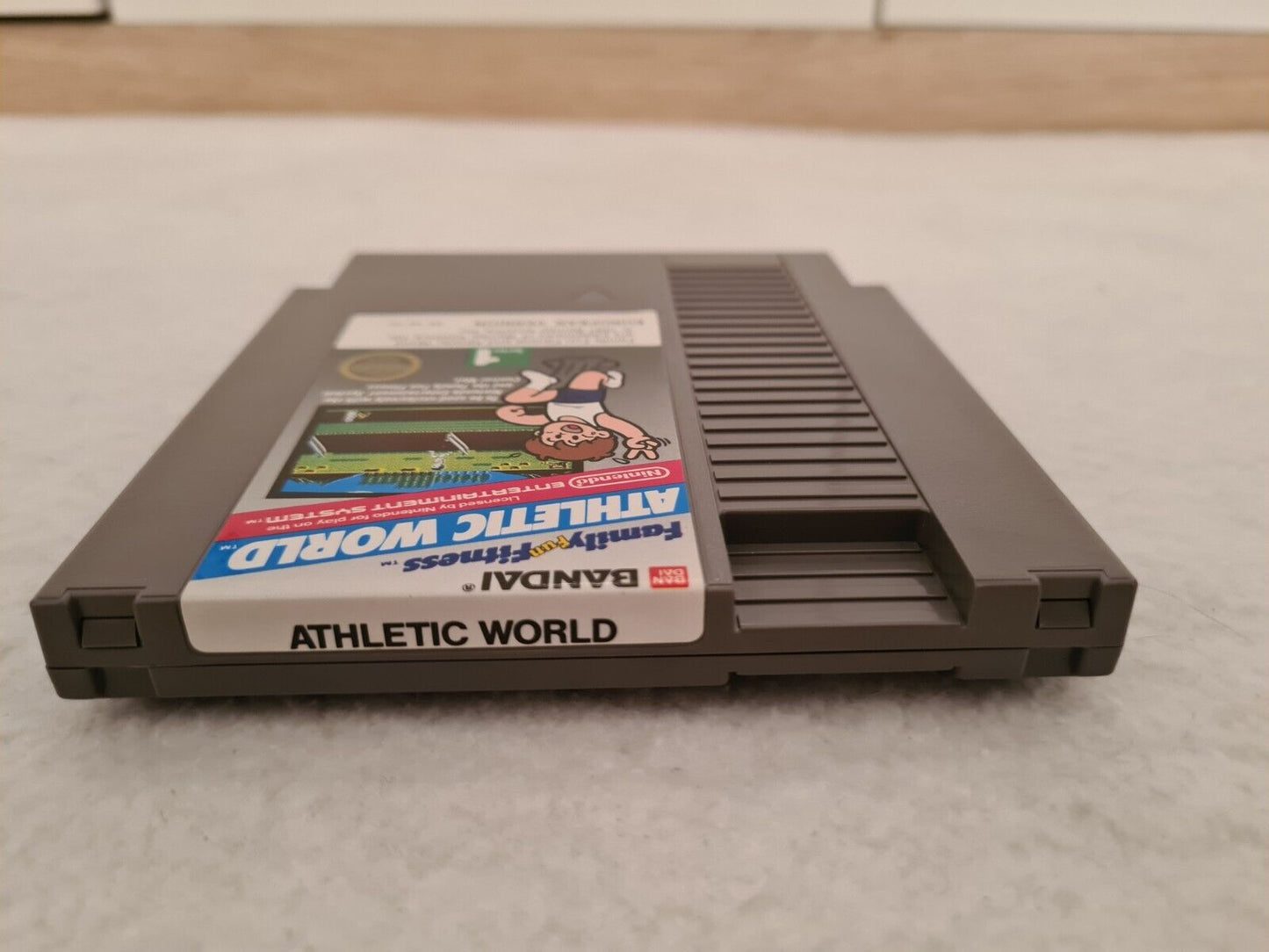 Nintendo NES Fitness Center OVP Athletic World - T-Retro-Games