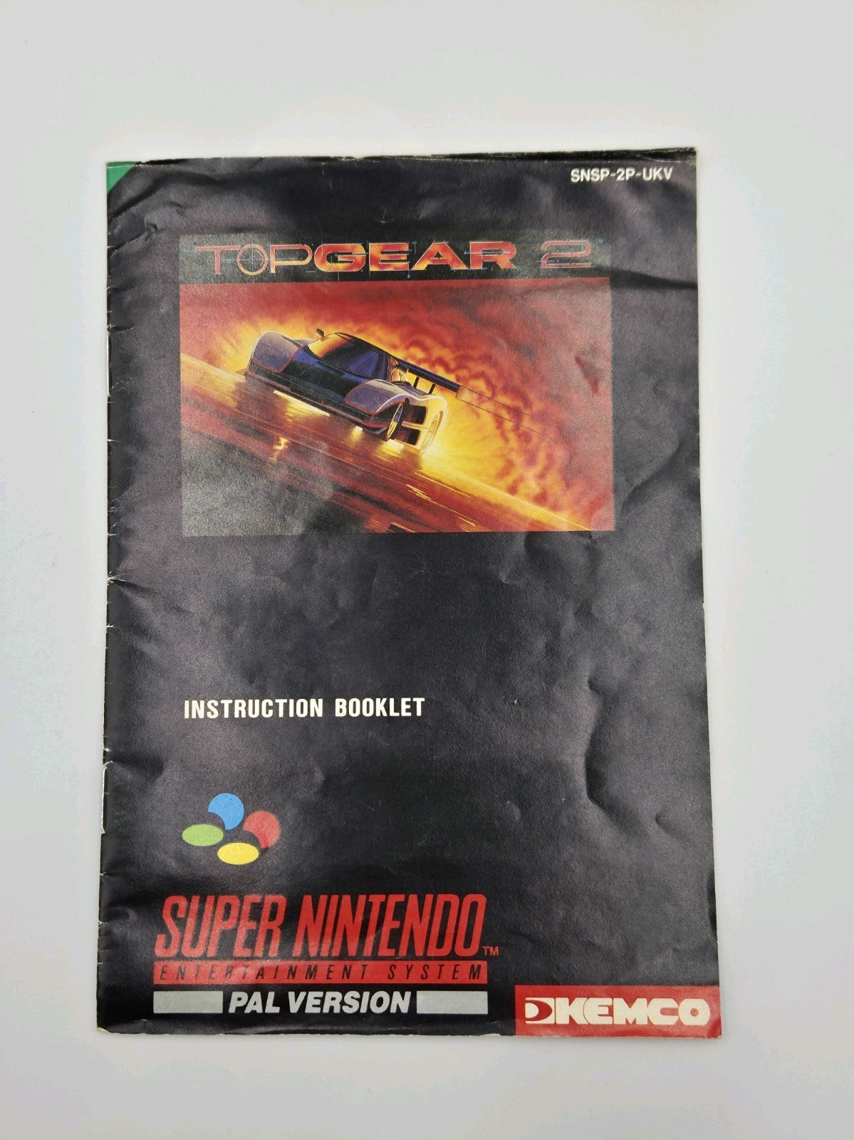 SNES Super Nintendo TopGear2 mit OVP und Anleitung UKV