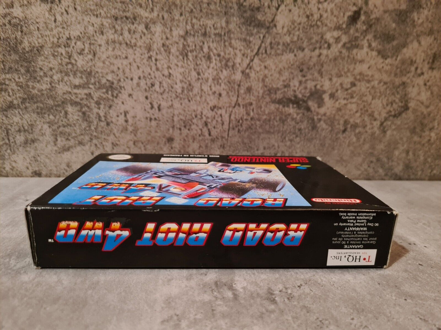 SNES Super Nintendo Road Riot 4wd mit OVP und Anleitung FAH - T-Retro-Games