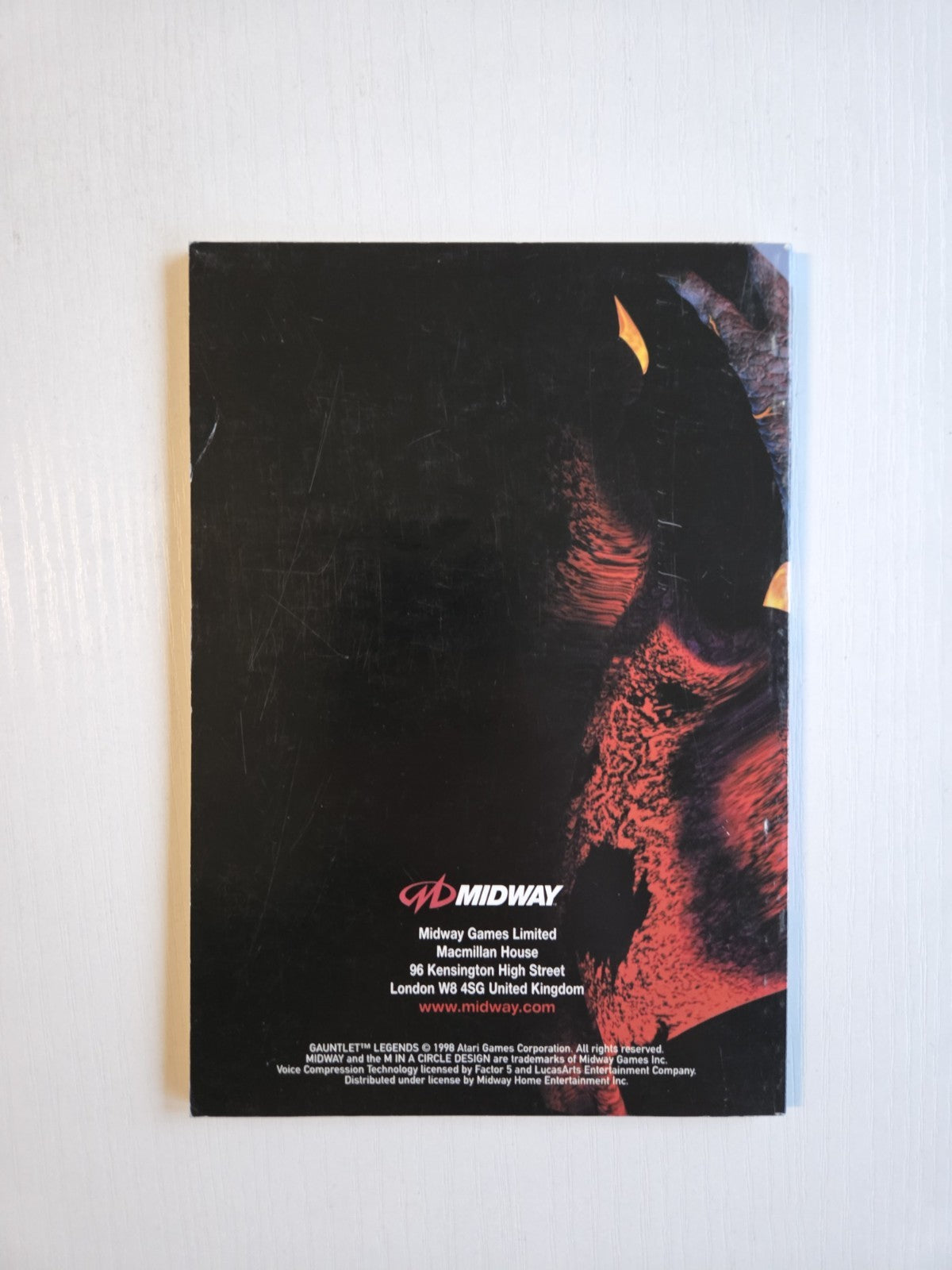 N64 Nintendo 64 Gauntlet Legends Spielanleitung Instruction Booklet EUU