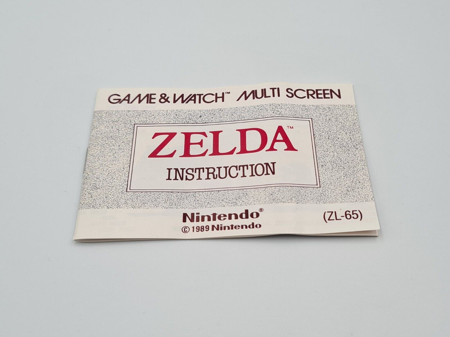 Nintendo Game & Watch Zelda OVP Pocket Size ZL-65 1989 - T-Retro-Games