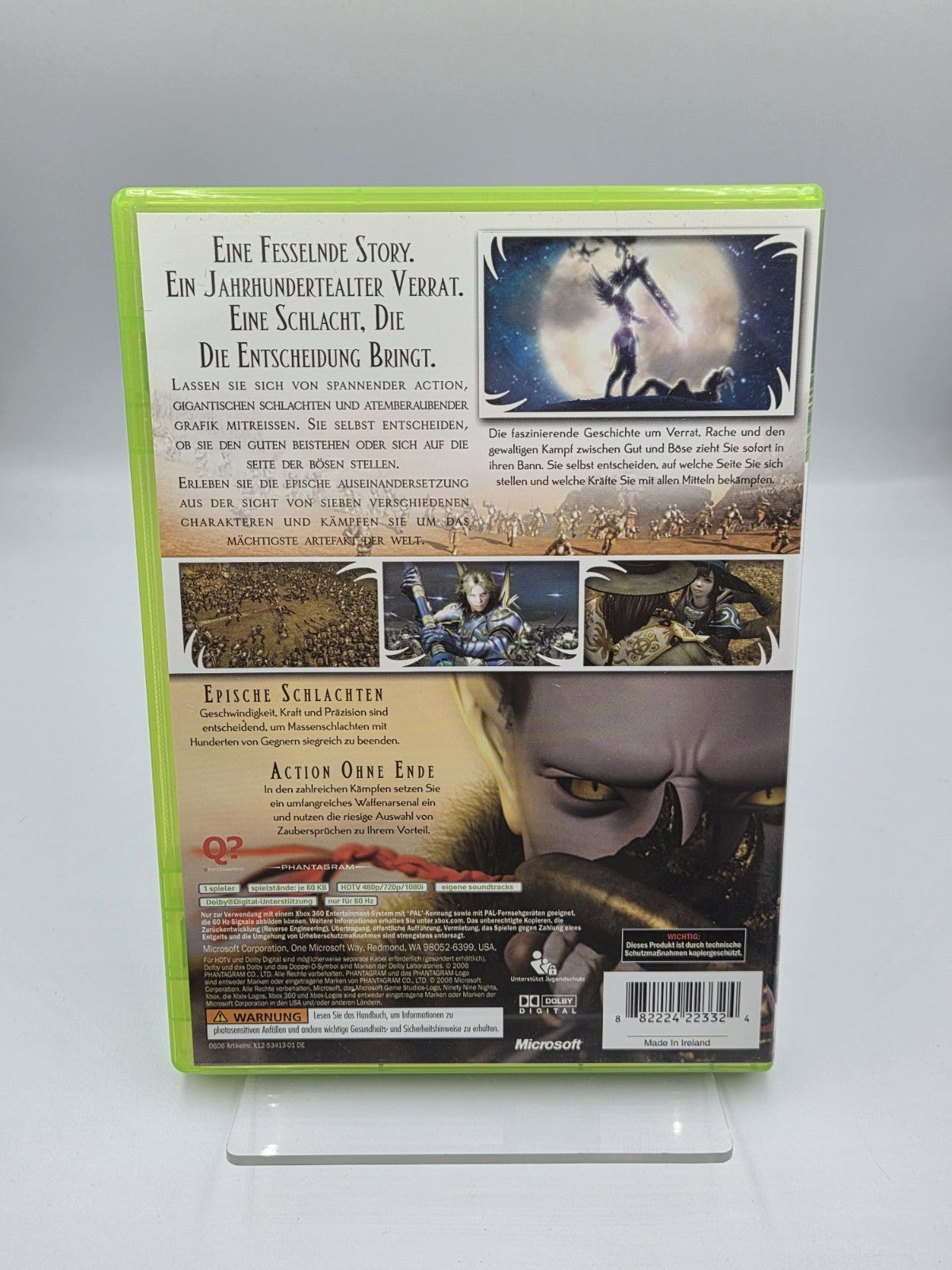 XBOX360 Spiel N3 Ninety-Nine Nights mit OVP und Anleitung Deutsch