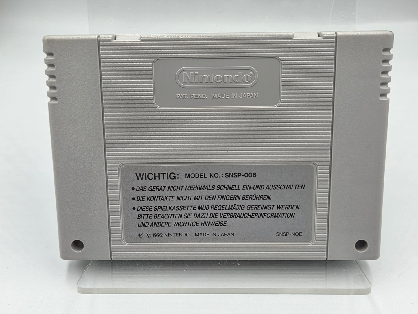 SNES Super Nintendo Worms Modul NOE