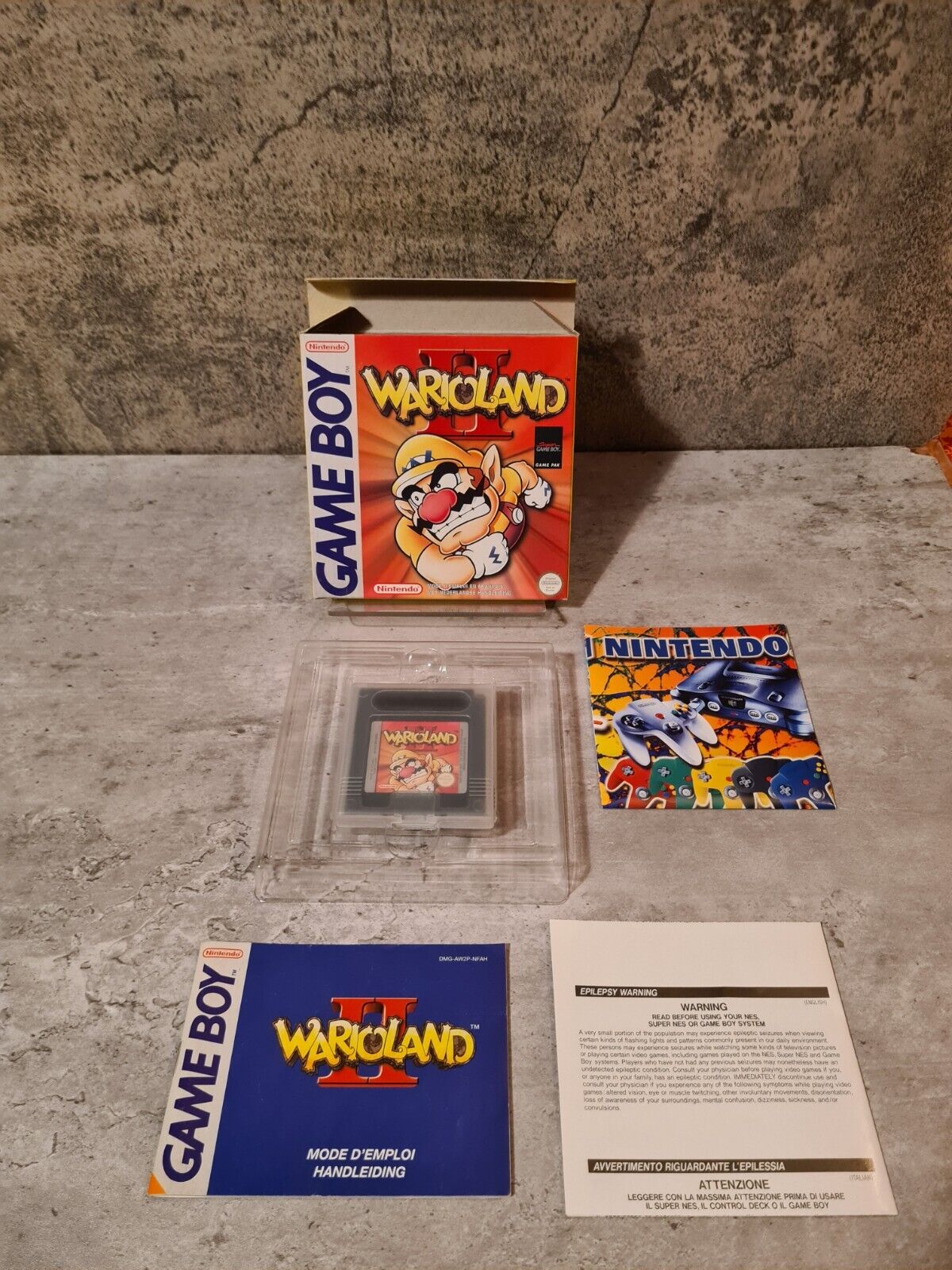Nintendo Game Boy Classic Wario Land II mit OVP und Anleitung FAH - T-Retro-Games