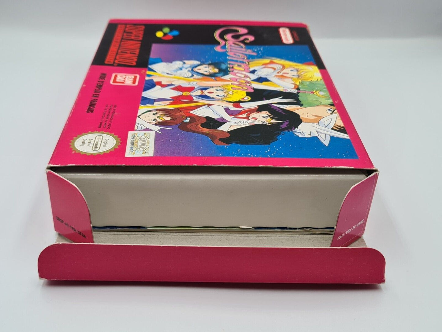 SNES Super Nintendo Sailor Moon mit OVP und Anleitung FRA/SFRA - T-Retro-Games