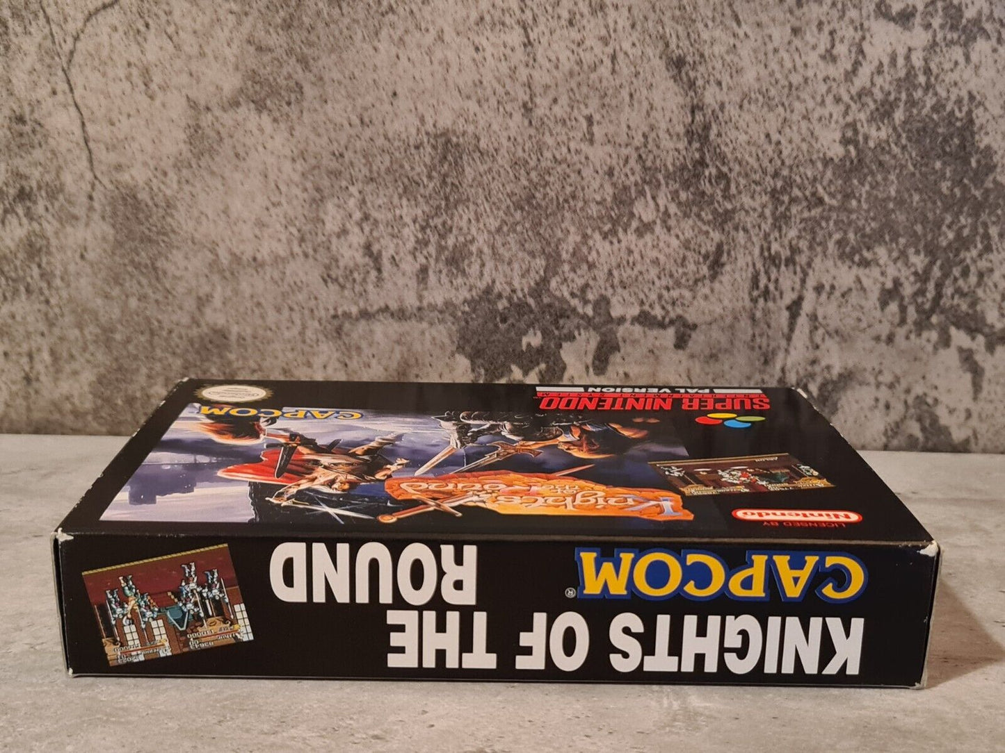 SNES Super Nintendo Knights of The Round mit OVP und Anleitung NOE - T-Retro-Games